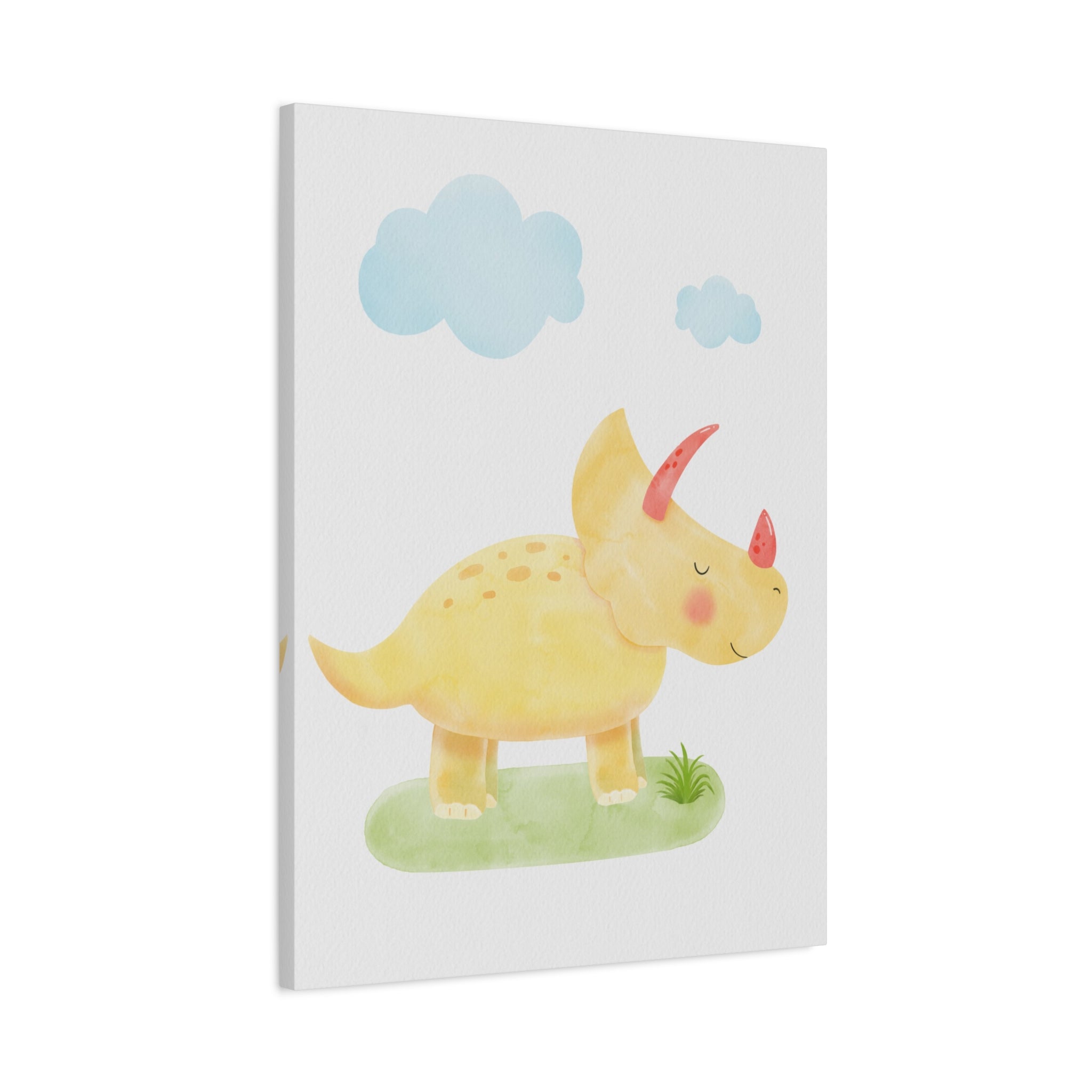 canvas-wall-art-cute-yellow-dino-nursery-decor-baby-dinosaur-print-nursery-art-cute-dinosaur-decoration-baby-nursery-dinosaur