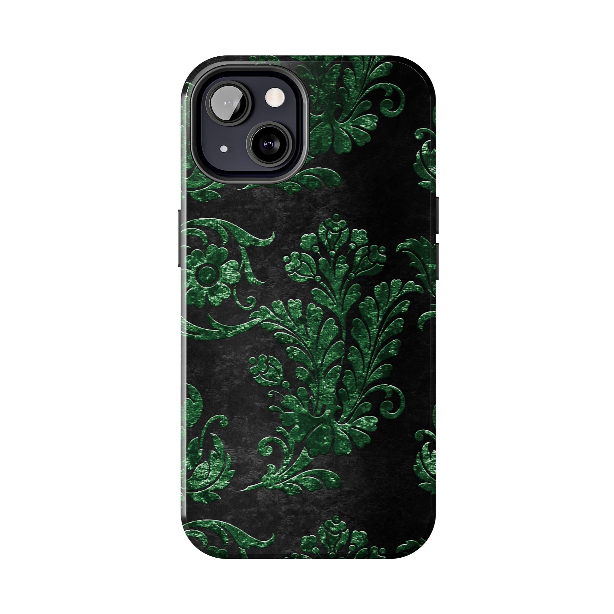embossed-emerald-velvet-tough-iphone-case-protective-iphone-cover-heavy-duty-iphone-case-rugged-phone-case-durable-smartphone