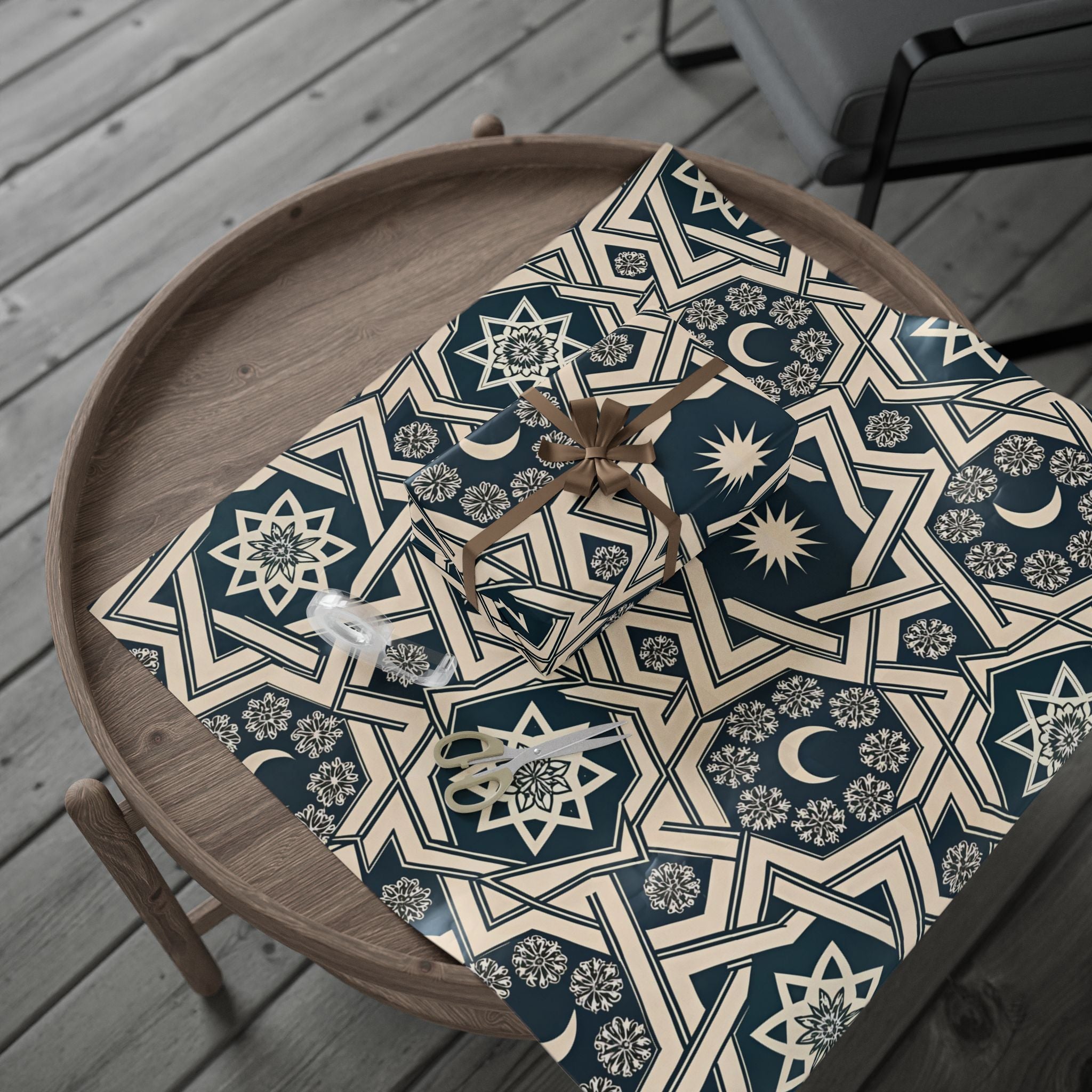 ramadan-night-wrapping-papers-islamic-celestial-gift-wrap-mosque-silhouette-eid-holiday-supplies-festive-present-packaging-re