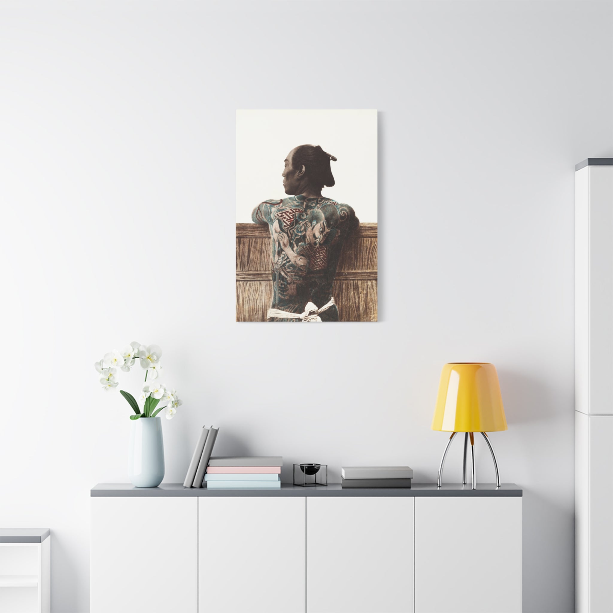 canvas-print-japanese-yakuza-tattoo-art-wall-decor-matte-stretched-art-print-kimbei-photography-perfect-for-home-decor-gifts-