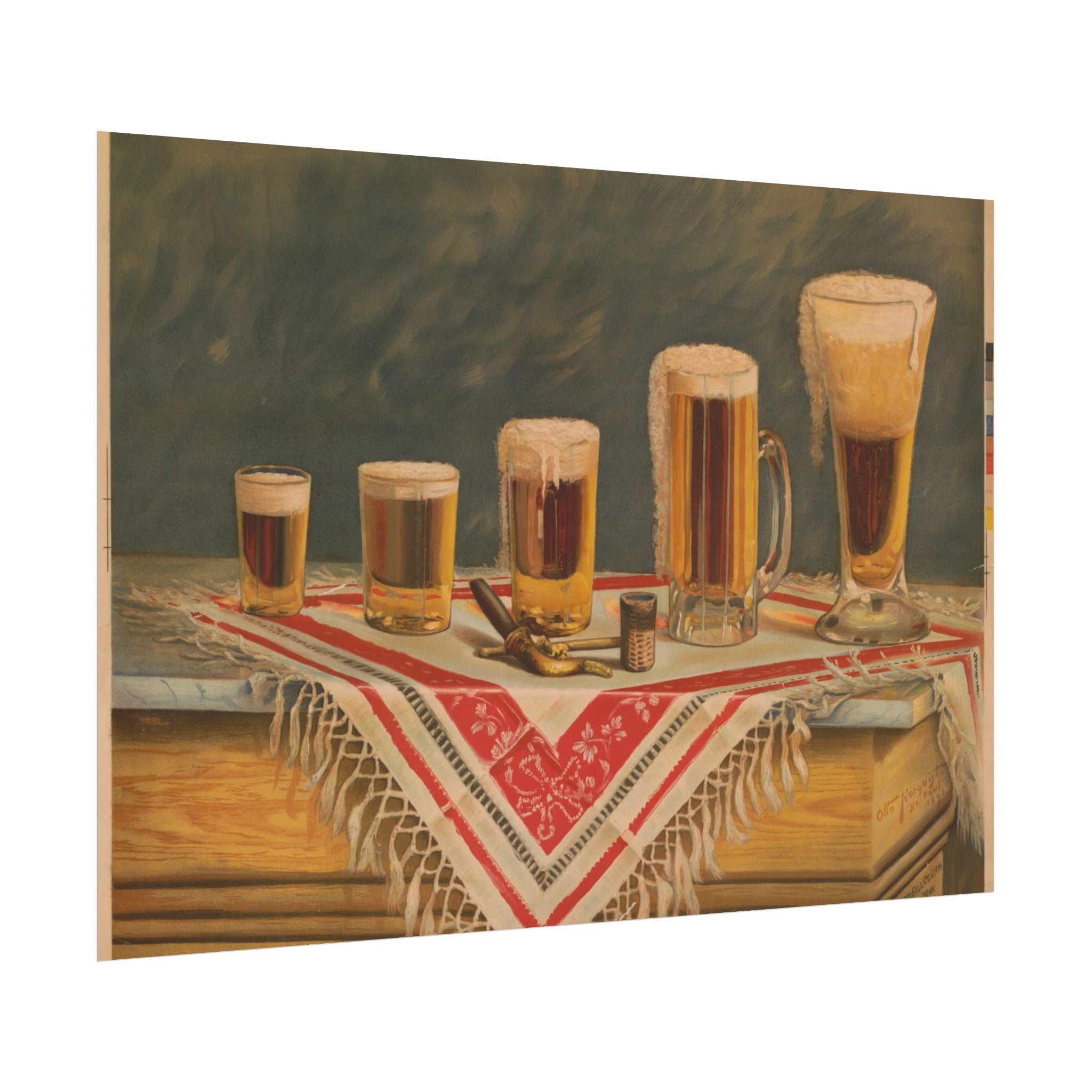 Vintage Beer Poster Print, Beer Wall Art, Bar Decor, Living Room Decor, Alcohol Gift, Poster Print, Beer Gift, Beer Lover, Beer Poster