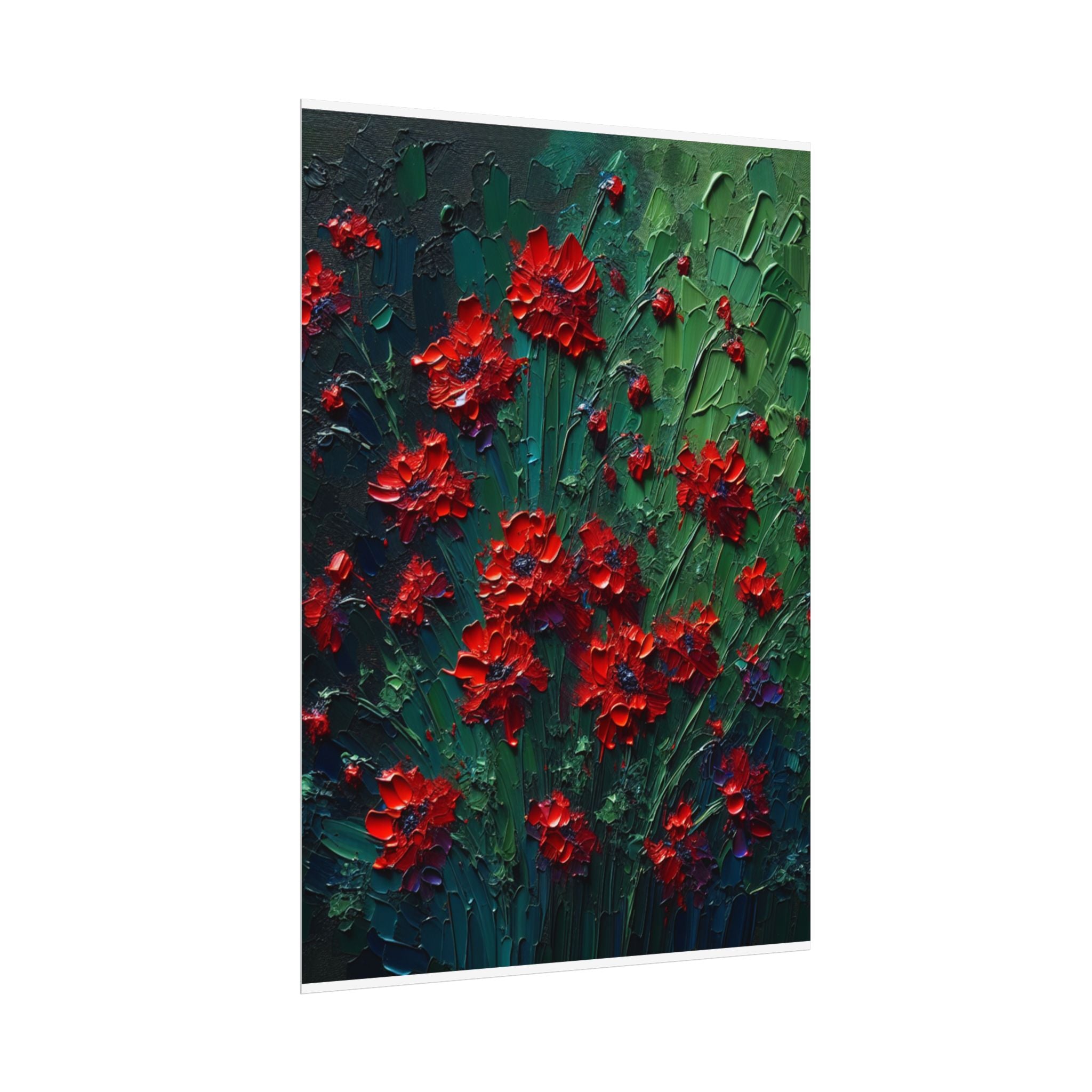 red-wildflowers-poster-print-impasto-oil-painting-look-stretched-wall-art-home-decor-floral-print-gift-for-nature-lover