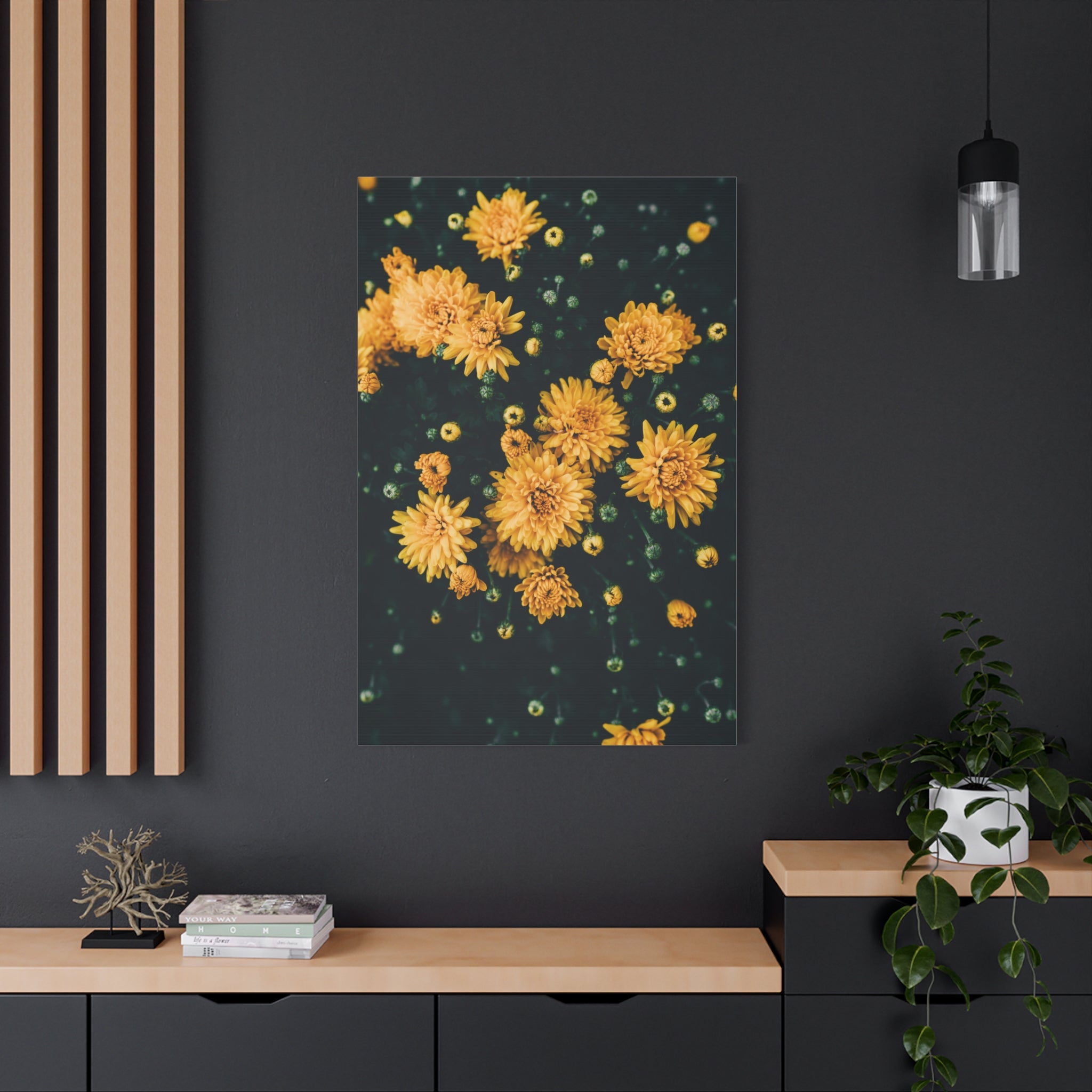 canvas-print-yellow-flower-art-matte-canvas-stretched-wall-decor-floral-home-decor-gift-bright-botanical-art-print-gallery-wr
