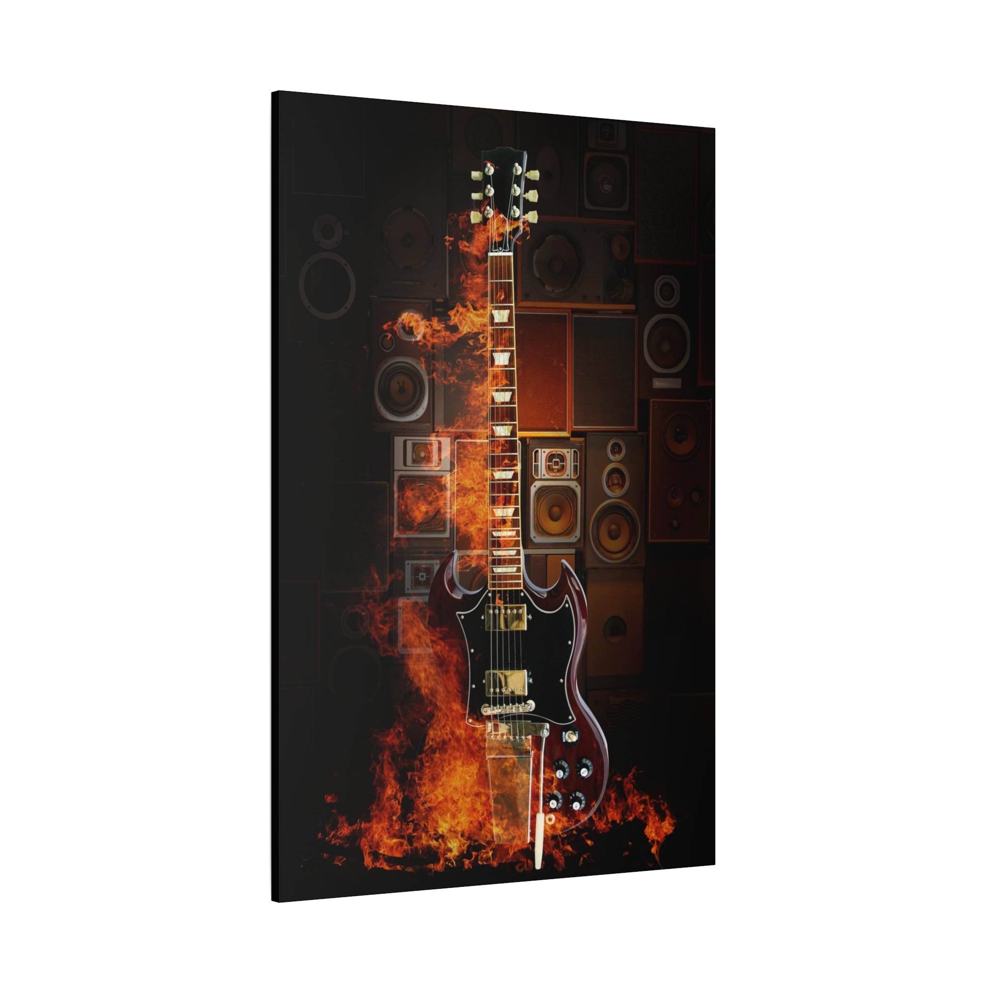 canvas-print-rock-n-roll-guitar-in-fire-home-wall-decor-music-art-gift-matte-stretched-wall-art-musicians-gift-guitarist-deco