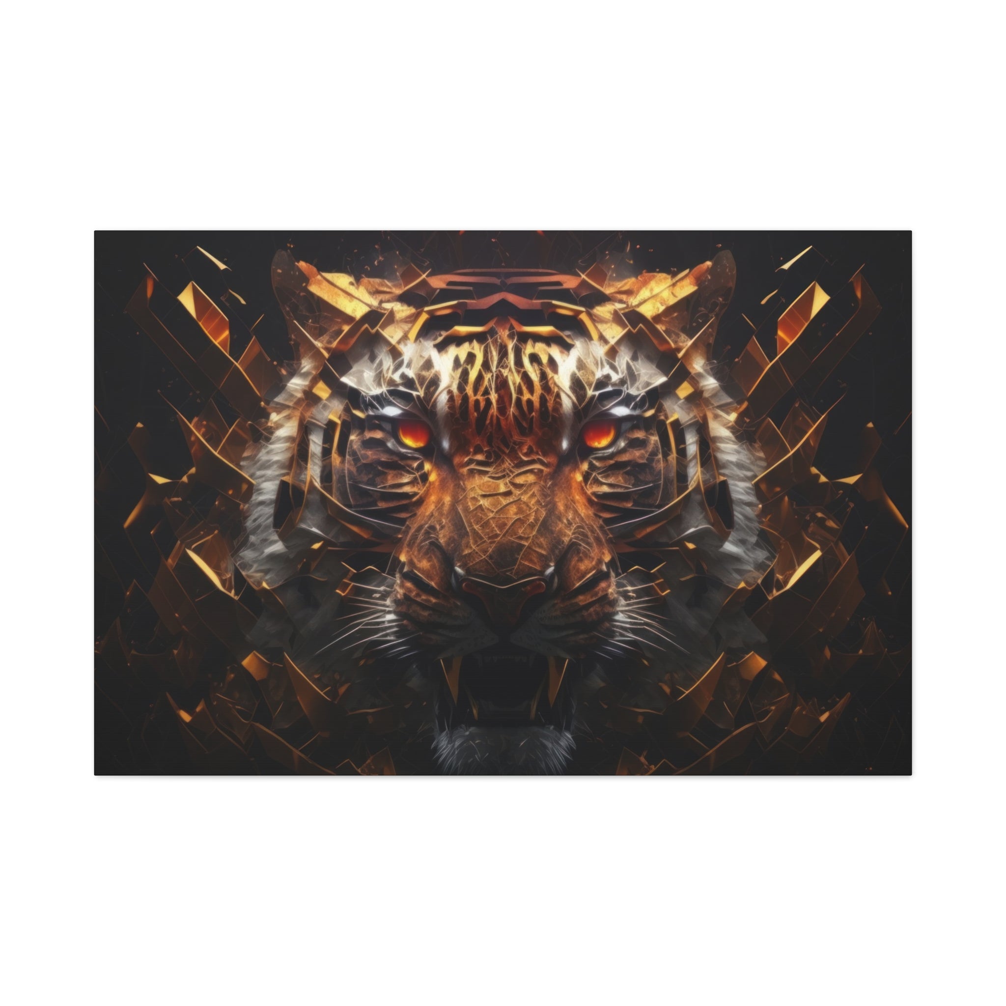 canvas-print-tiger-face-predator-fantasy-art-home-living-room-decor-matte-stretched-wall-art-animal-art-tiger-canvas