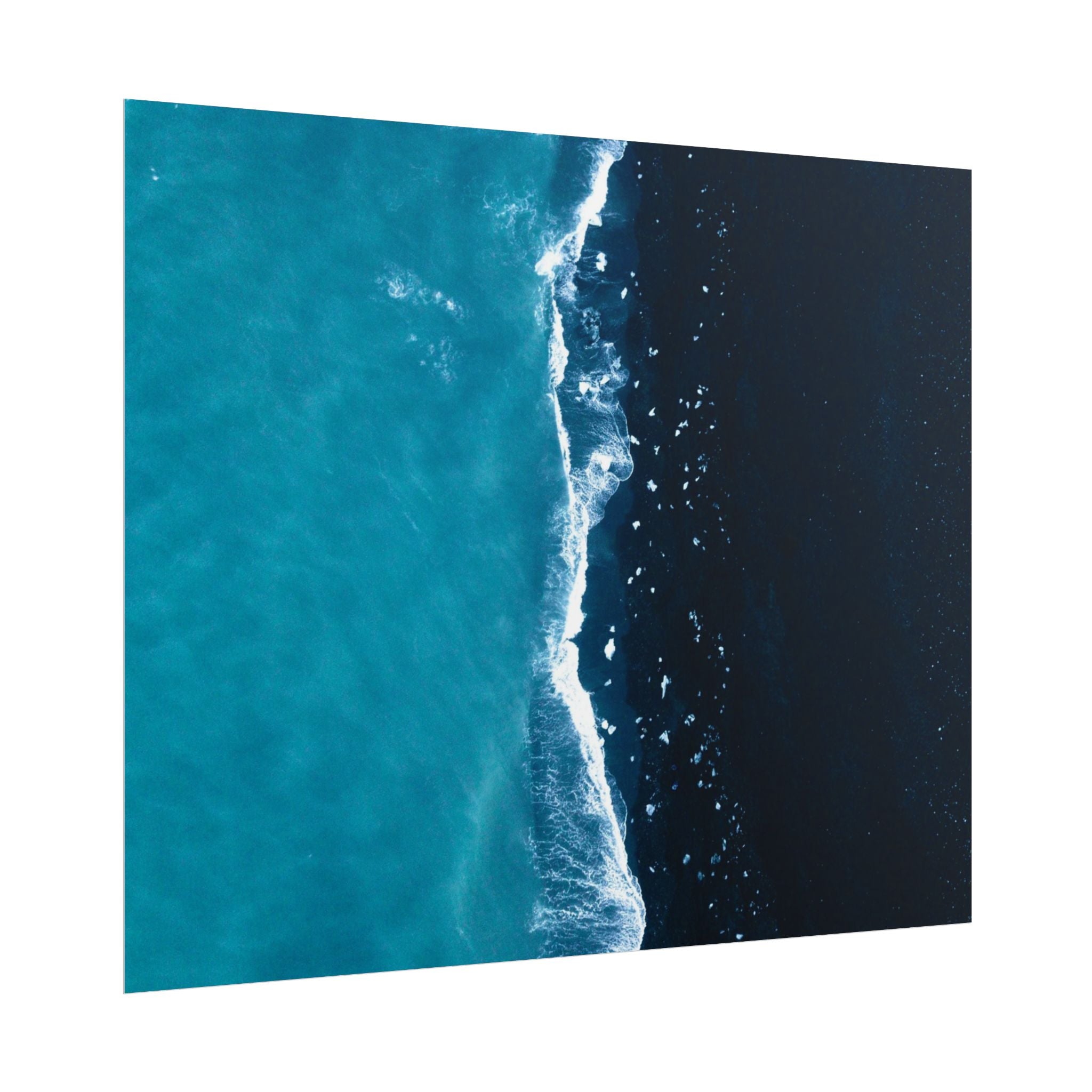 ocean-minimalist-decor-poster-print-beach-wall-art-coastal-photography-blue-ocean-print-sand-landscape-home-office-decoration