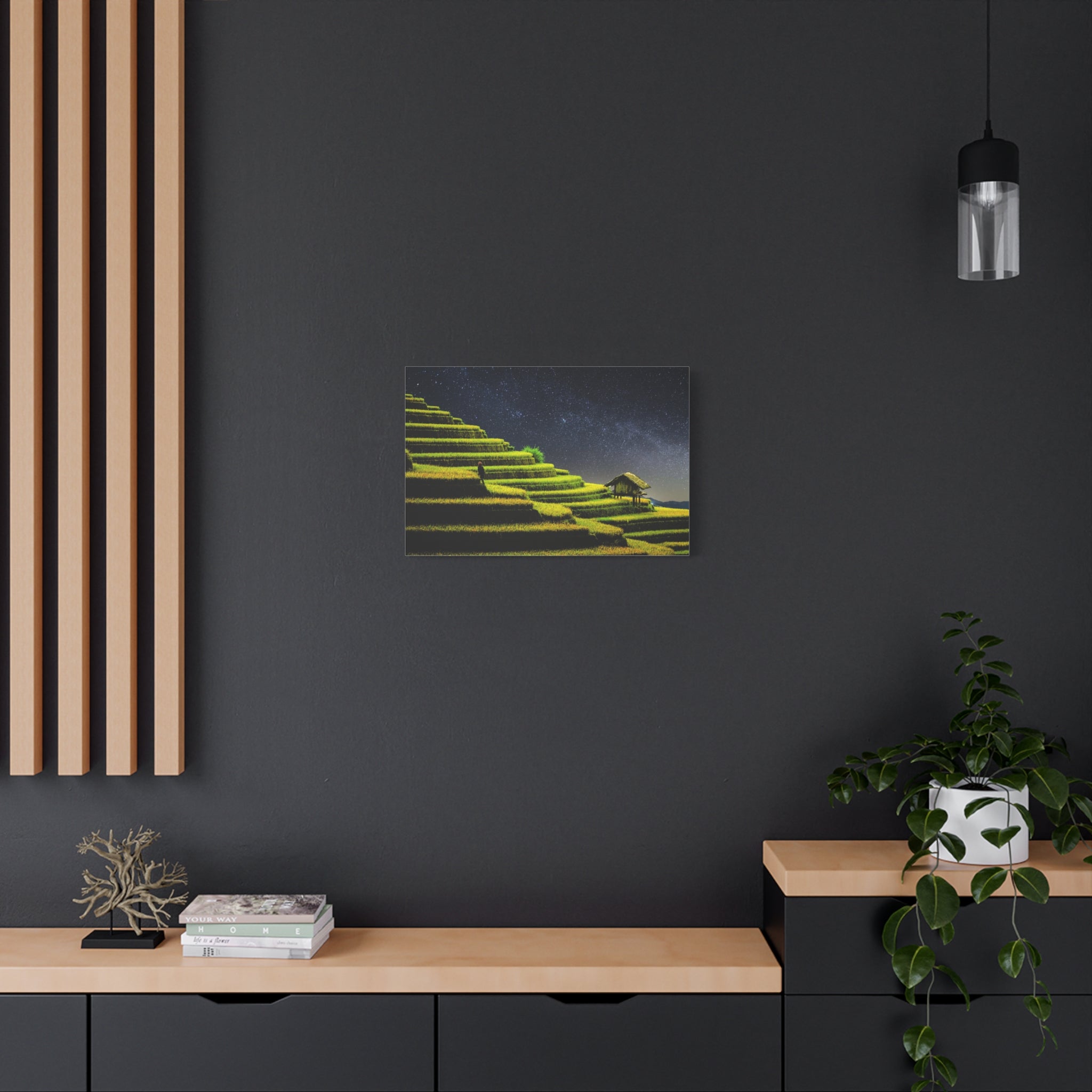 canvas-print-rice-terraces-farming-night-sky-scenery-matte-canvas-stretched-wall-art-home-decor-nature-lover-gift-landscape-a