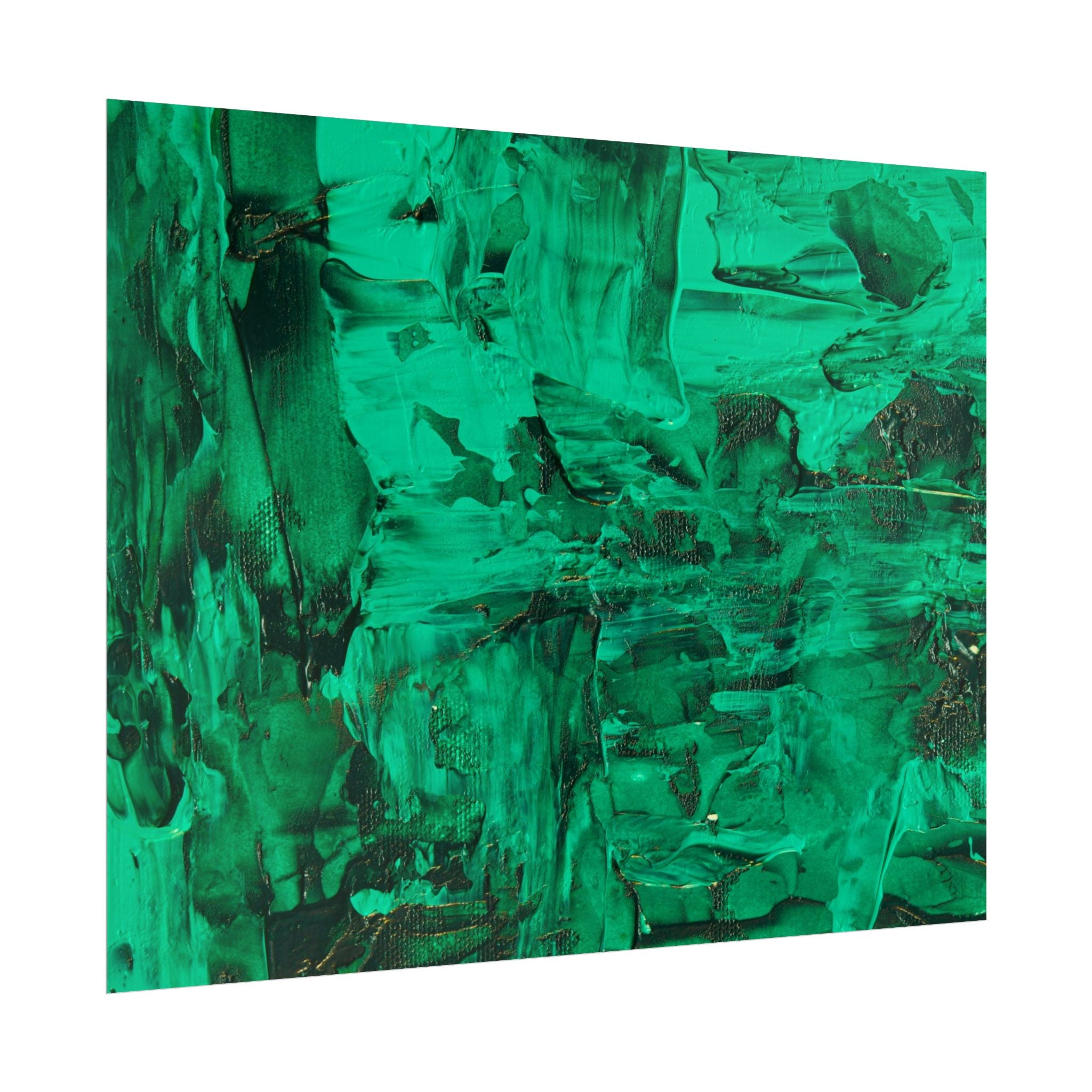 Abstract Green Poster Wall Art, Home Decor, Office Decor, Green Canvas Bedroom, Green Poster Print, Modern Art, Green Wall Decor