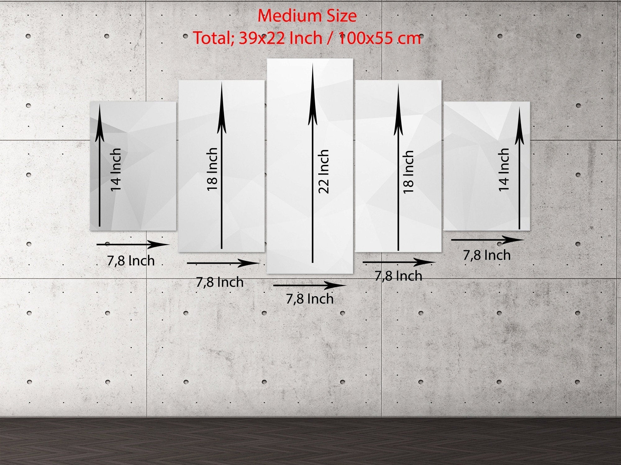 vaporwave-waves-sunset-5-piece-canvas-wall-art-synthwave-wall-decor-for-bedroom-and-living-room-retrowave-wall-art-5-panel-la