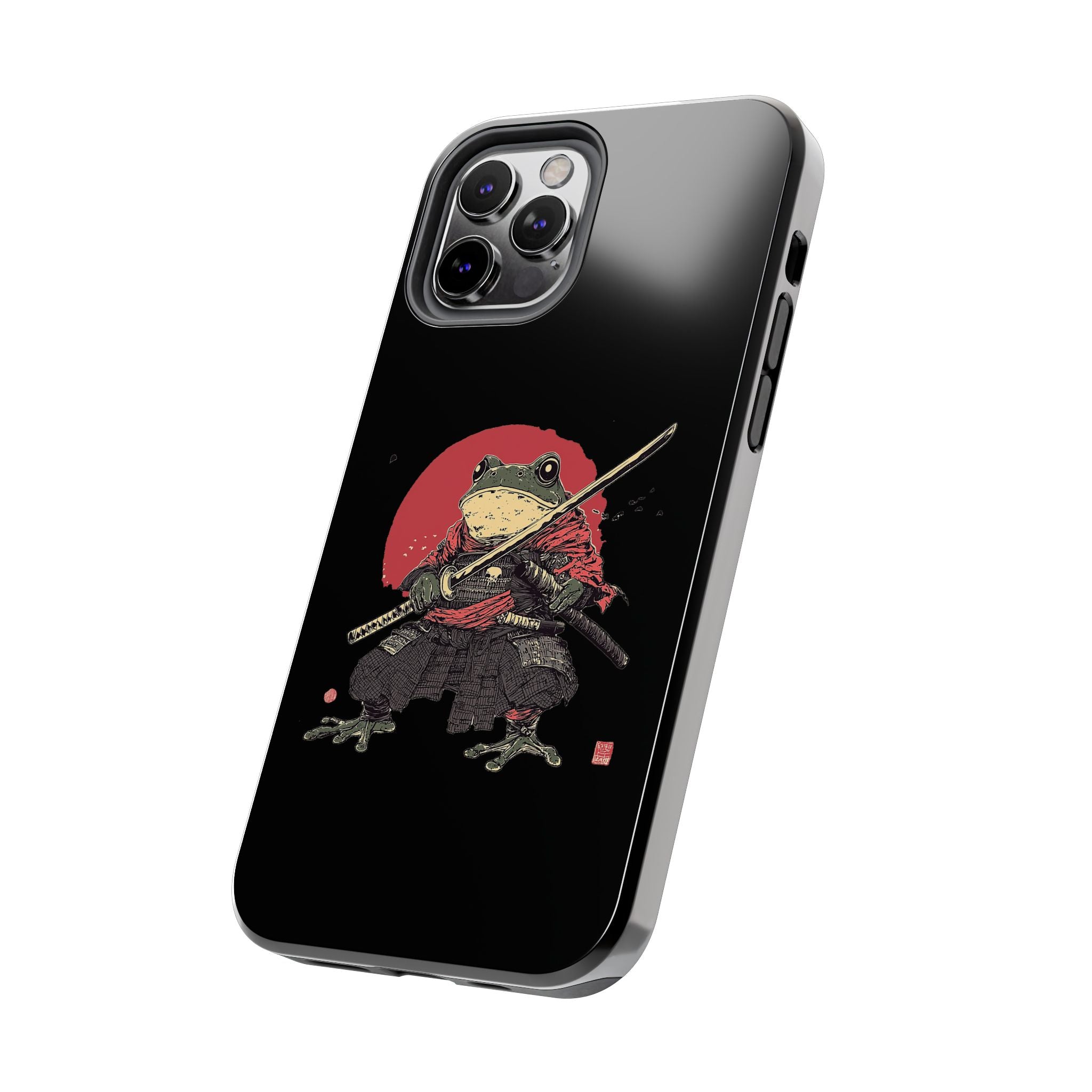 retro-vintage-ninja-frog-iphone-tough-case-red-sun-japanese-samurai-frog-design-ninja-warrior-black-iphone-hard-cover-1