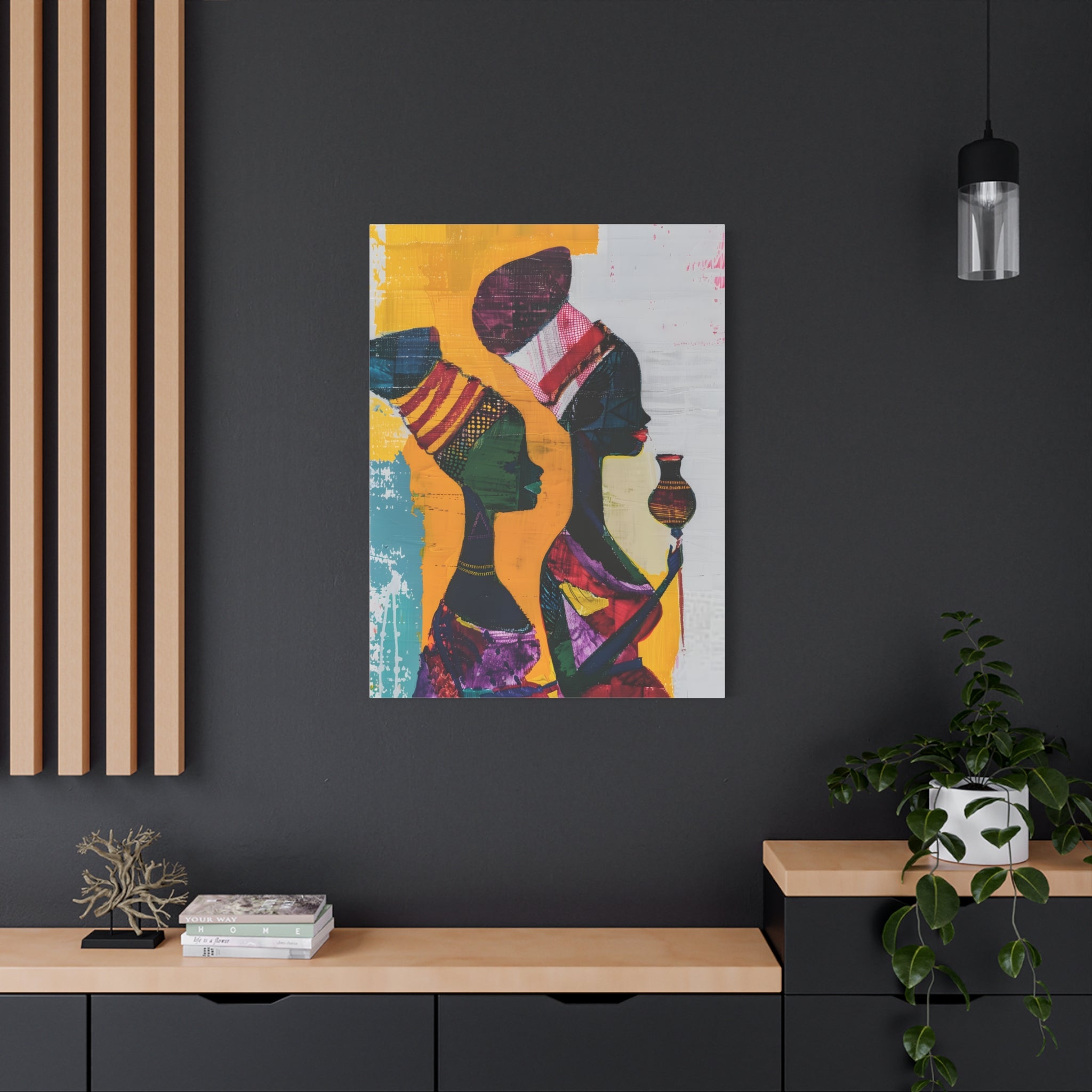 canvas-wall-art-traditional-african-woman-african-portrait-afrocentric-home-decor-tribal-art-african-american-art-ethnic-wall