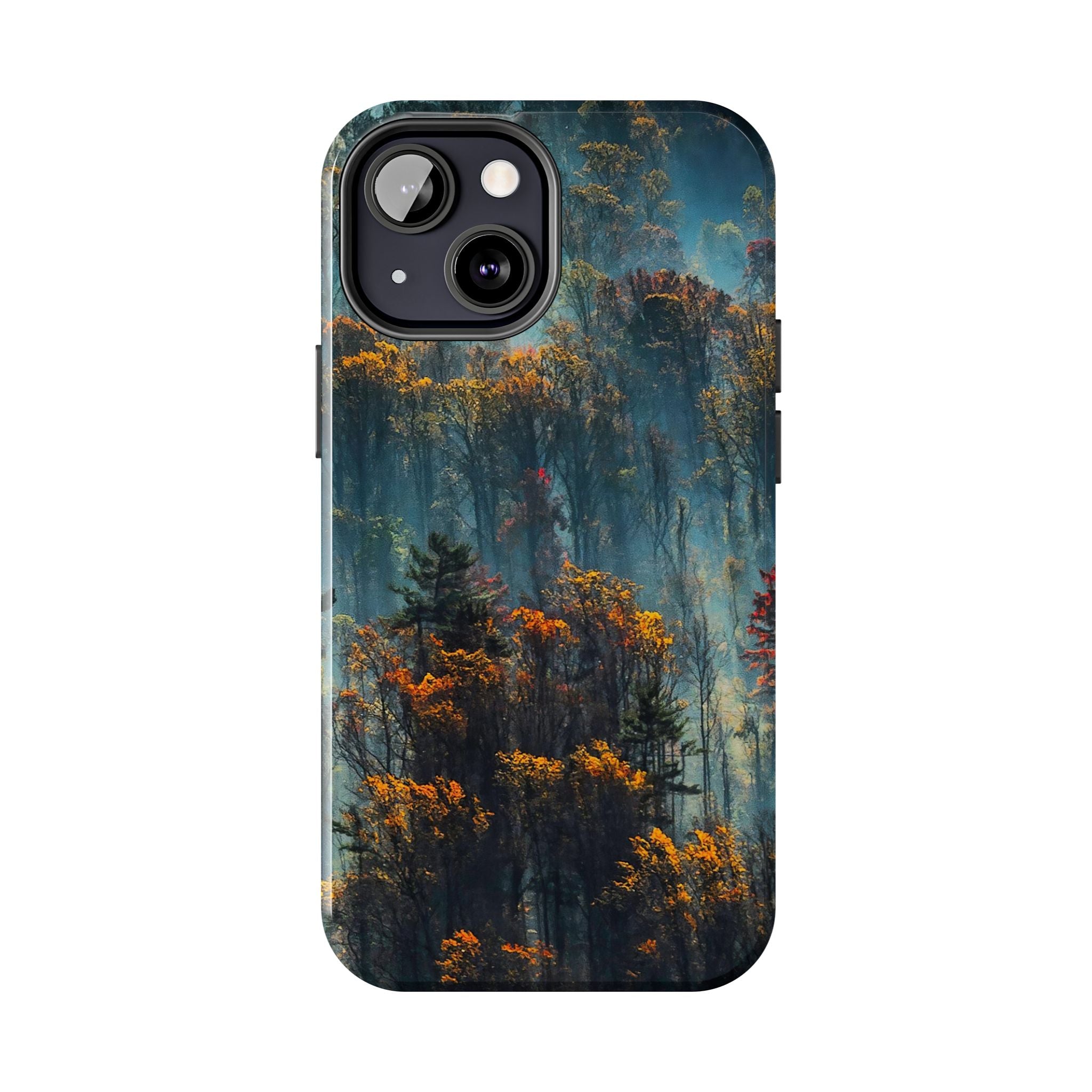 iphone-tough-case-misty-forrest-foggy-fall-iphone-covers-protective-smartphone-cover-nature-lover-gift-adventure-accessory
