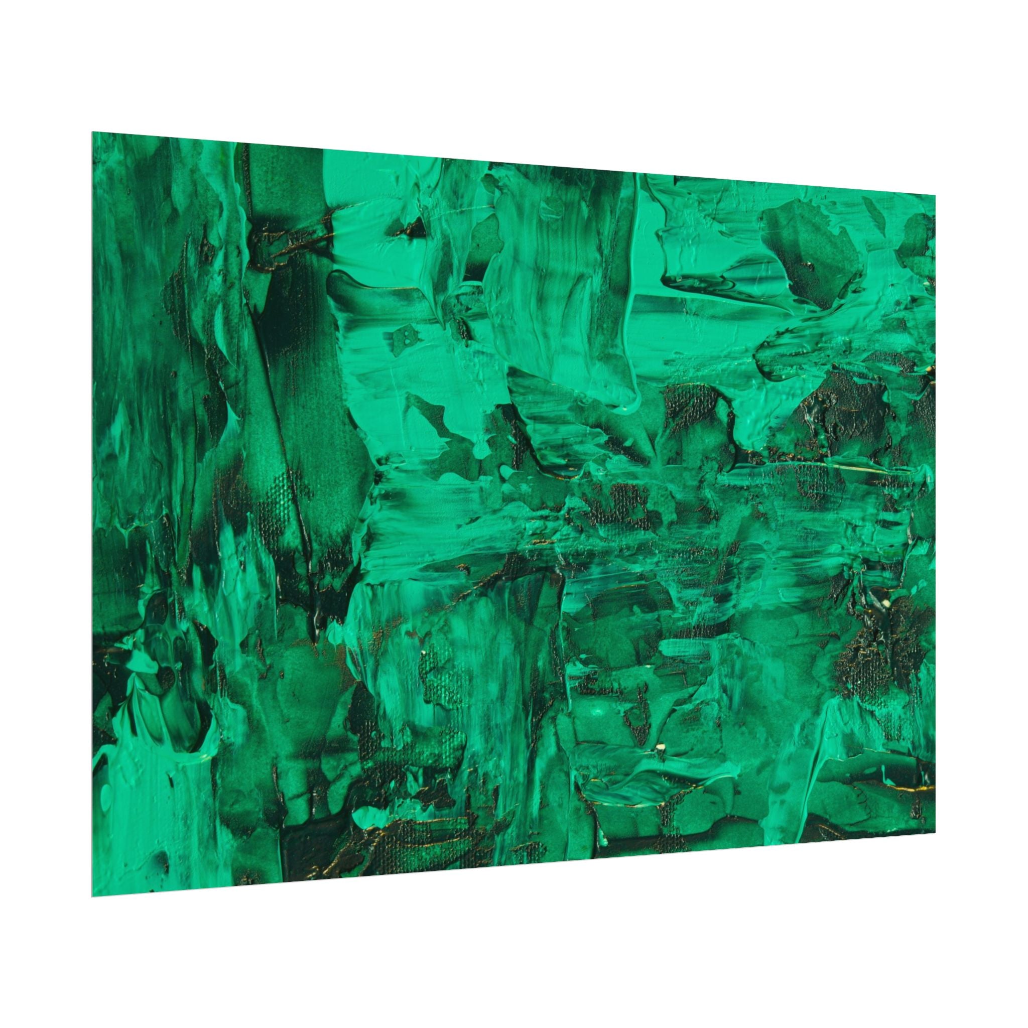 Abstract Green Poster Wall Art, Home Decor, Office Decor, Green Canvas Bedroom, Green Poster Print, Modern Art, Green Wall Decor