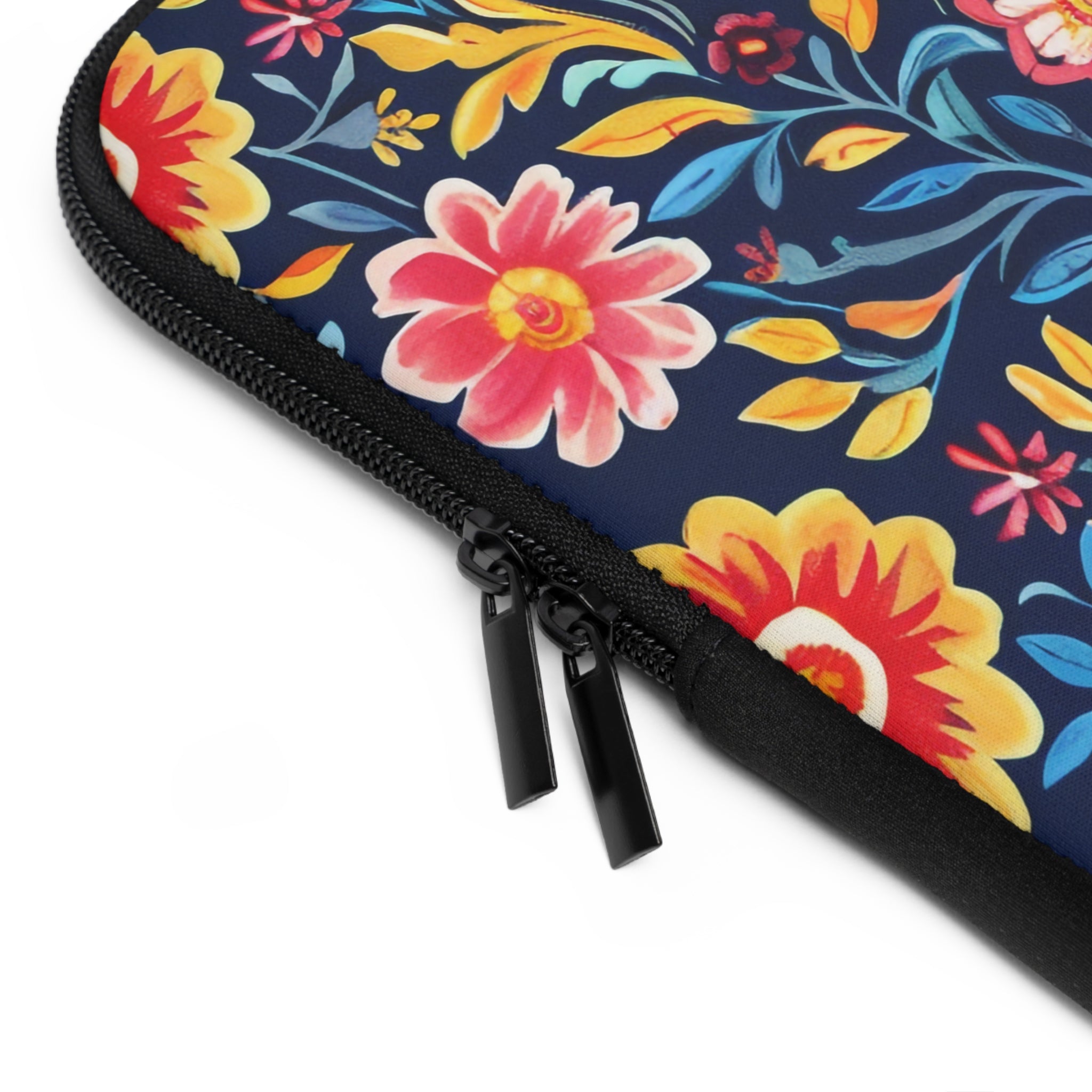 aesthetic-floral-laptop-sleeve-protective-cover-for-tech-yellow-blue-design-macbook-air-15-sleeve-floral-computer-bag-tablet-