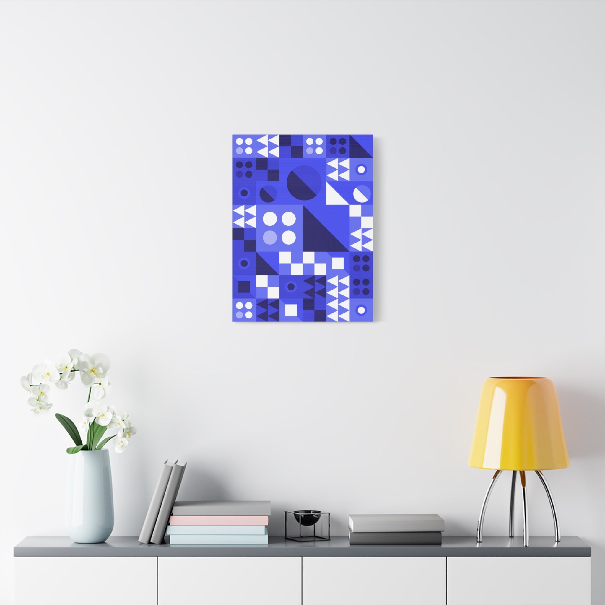 canvas-print-blue-white-geometric-wall-art-matte-canvas-stretched-canvas-home-decor-office-decor-abstract-art-modern-art-uniq