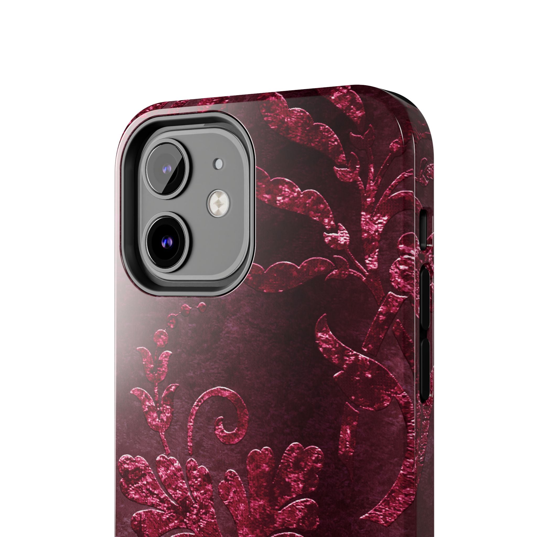 embossed-burgundy-velvet-tough-iphone-case-protective-iphone-cover-heavy-duty-iphone-case-rugged-phone-case-durable-smartphon