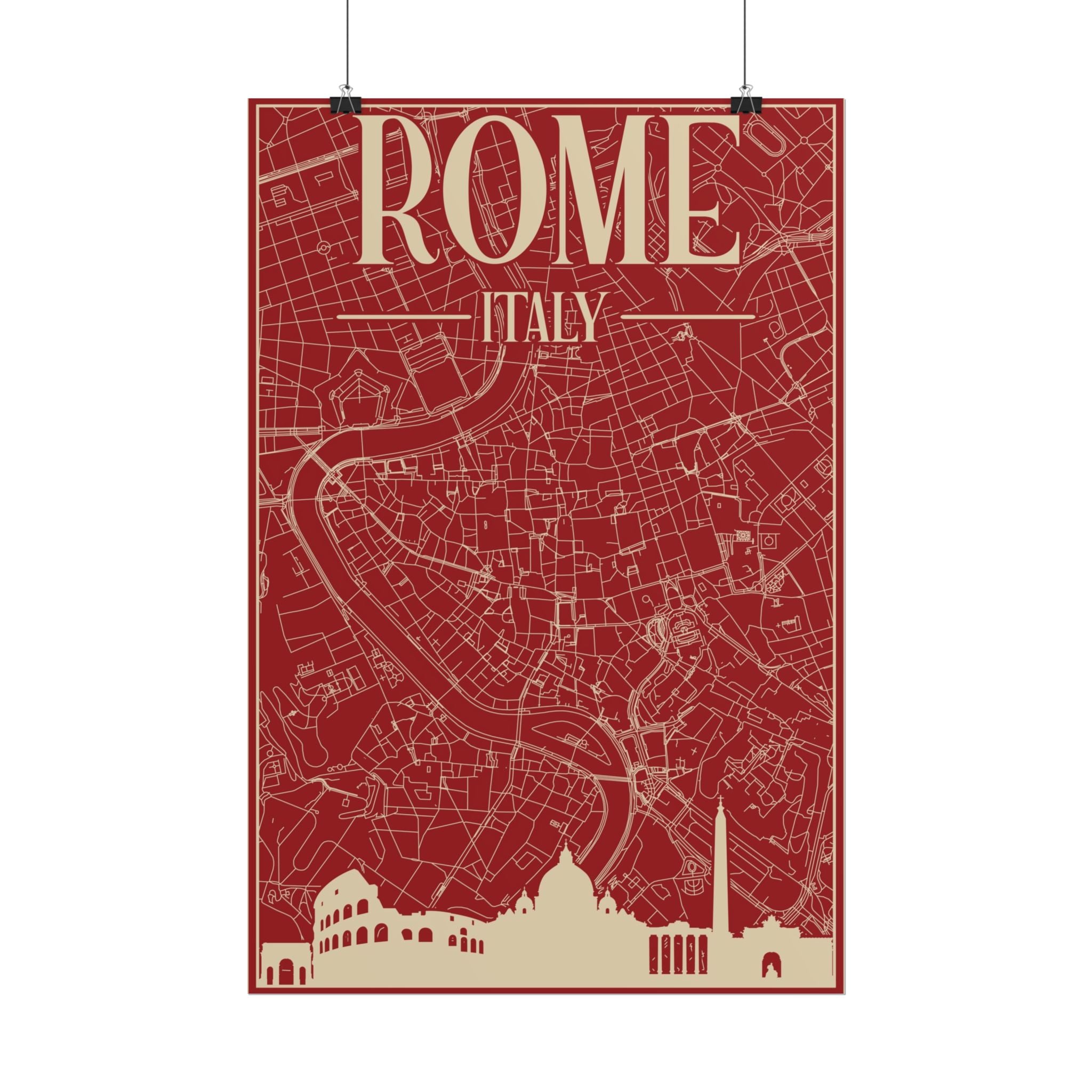rome-italy-travel-poster-rolled-posters-for-home-decor-wall-art-print-italian-cityscape-wall-hanging