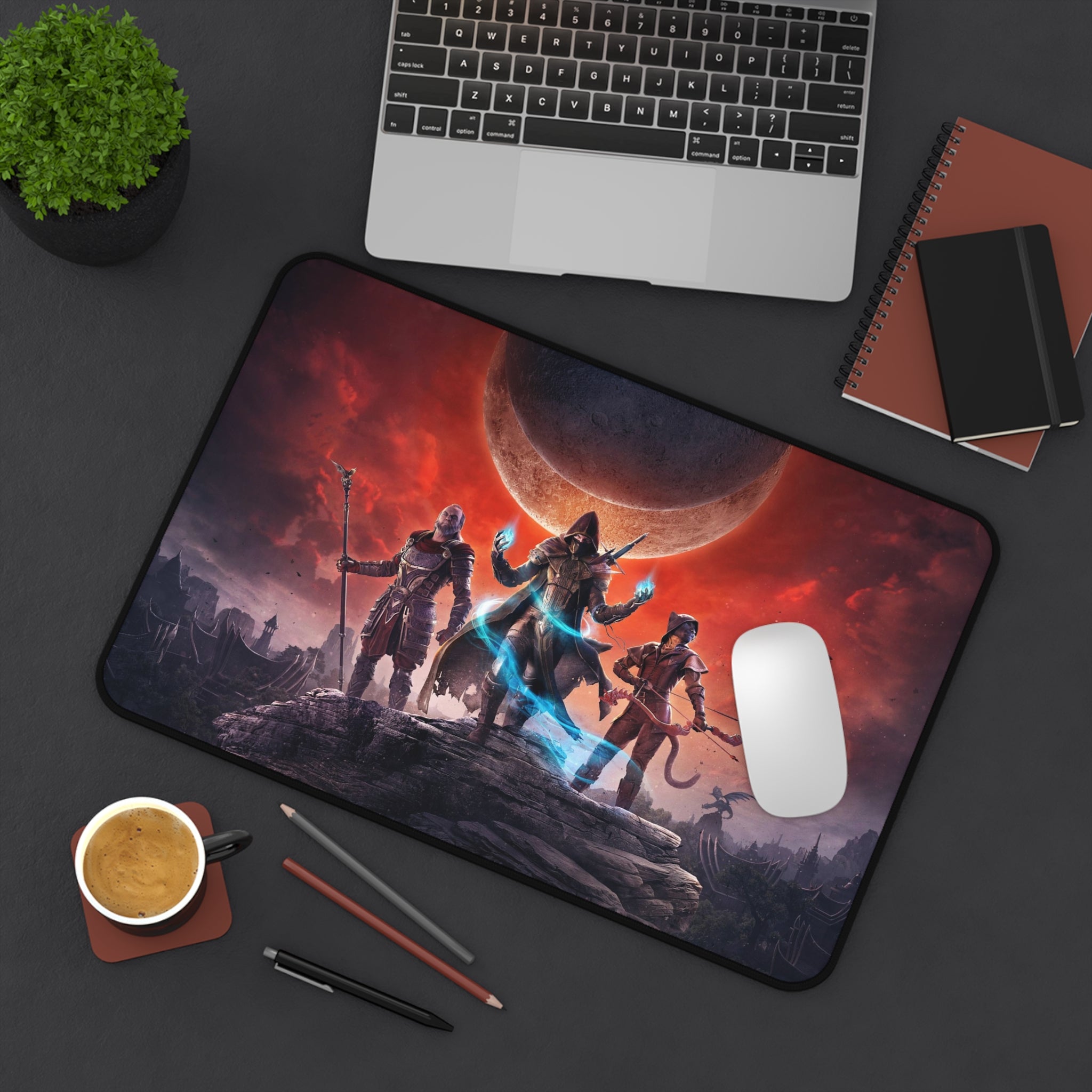 elder-scroll-skyrim-deskpad-the-elder-scrolls-elsweyr-mousepad-gaming-desk-mat-dragon-and-viking-warrior-desk-