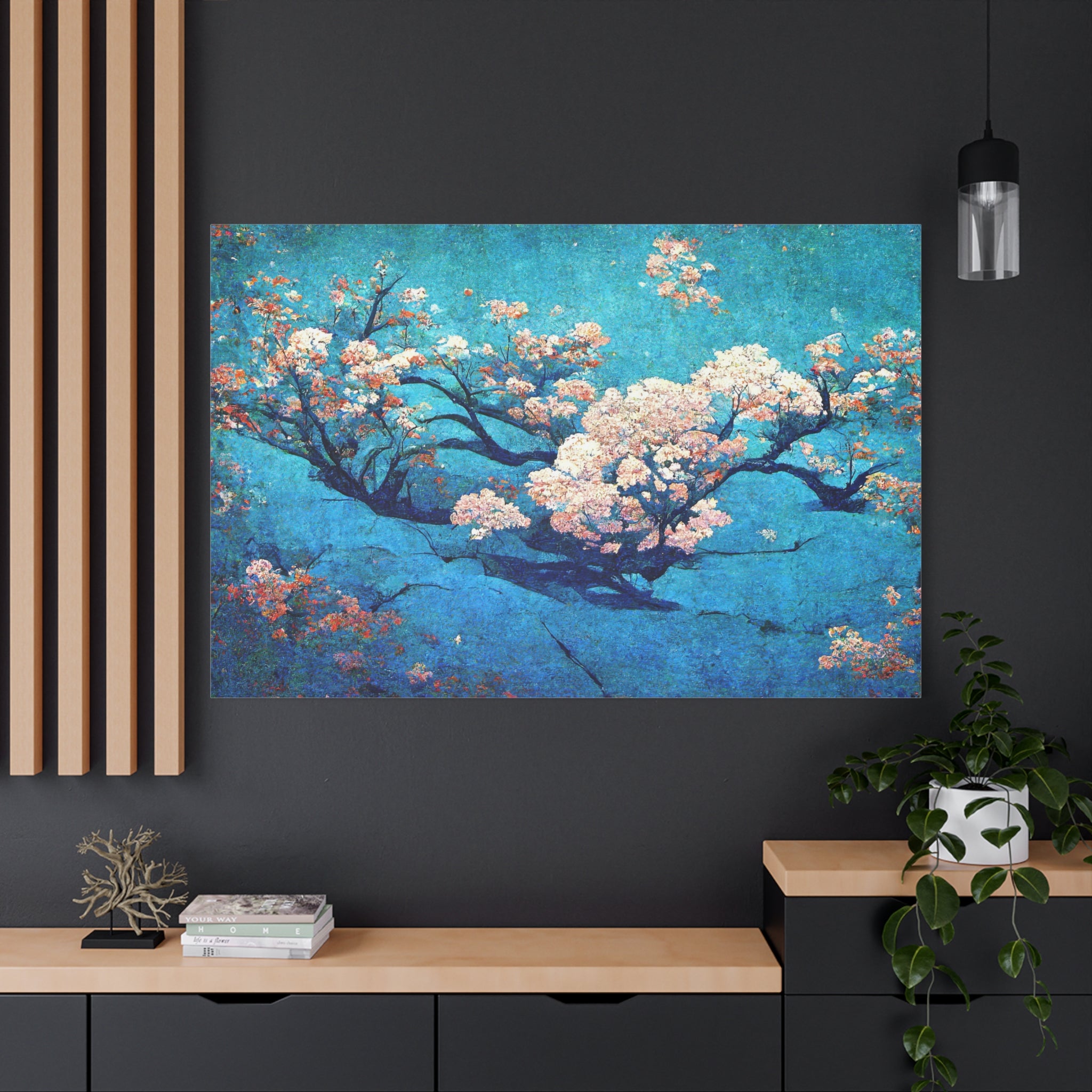 canvas-wall-art-cherry-blossom-spring-floral-japanese-bloom-matte-stretched-print-beautiful-home-decor-gift-for-nature-lovers