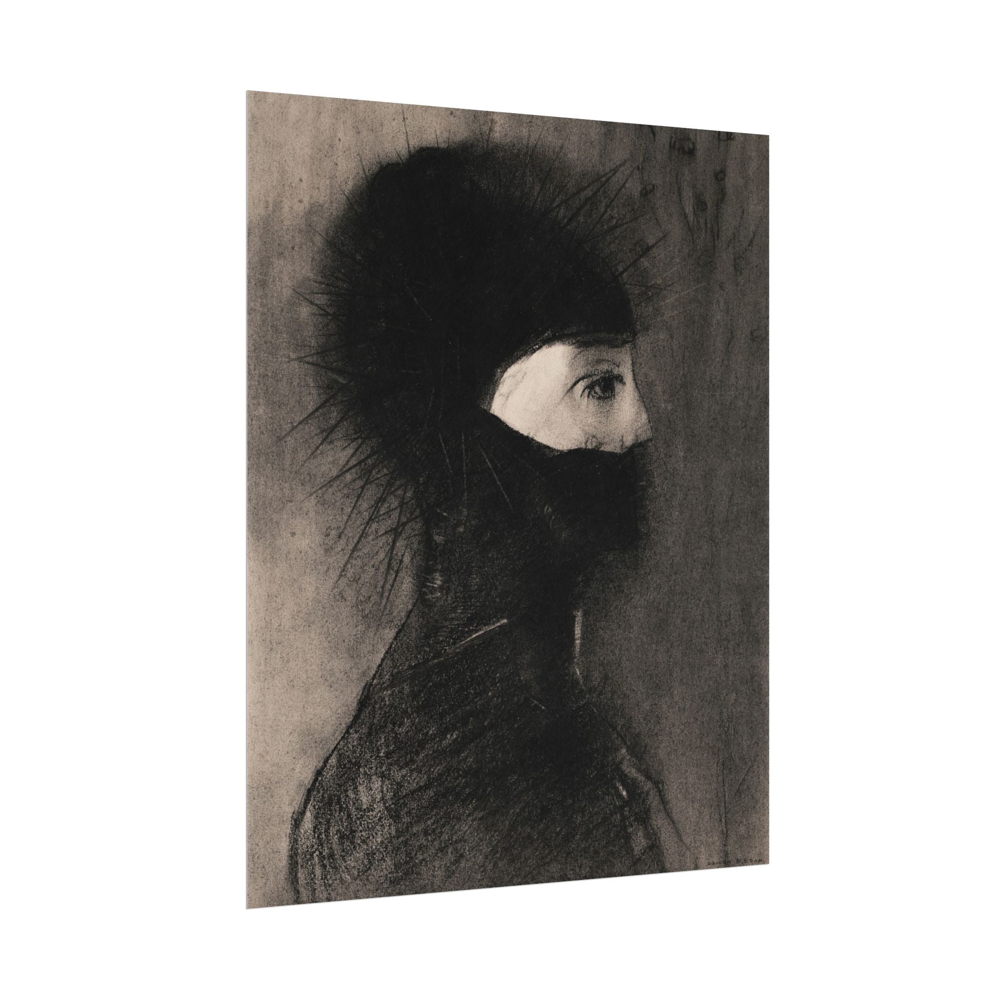 armor-by-odilon-redon-poster-print-vintage-woman-illustration-post-impressionism-art-wall-decor