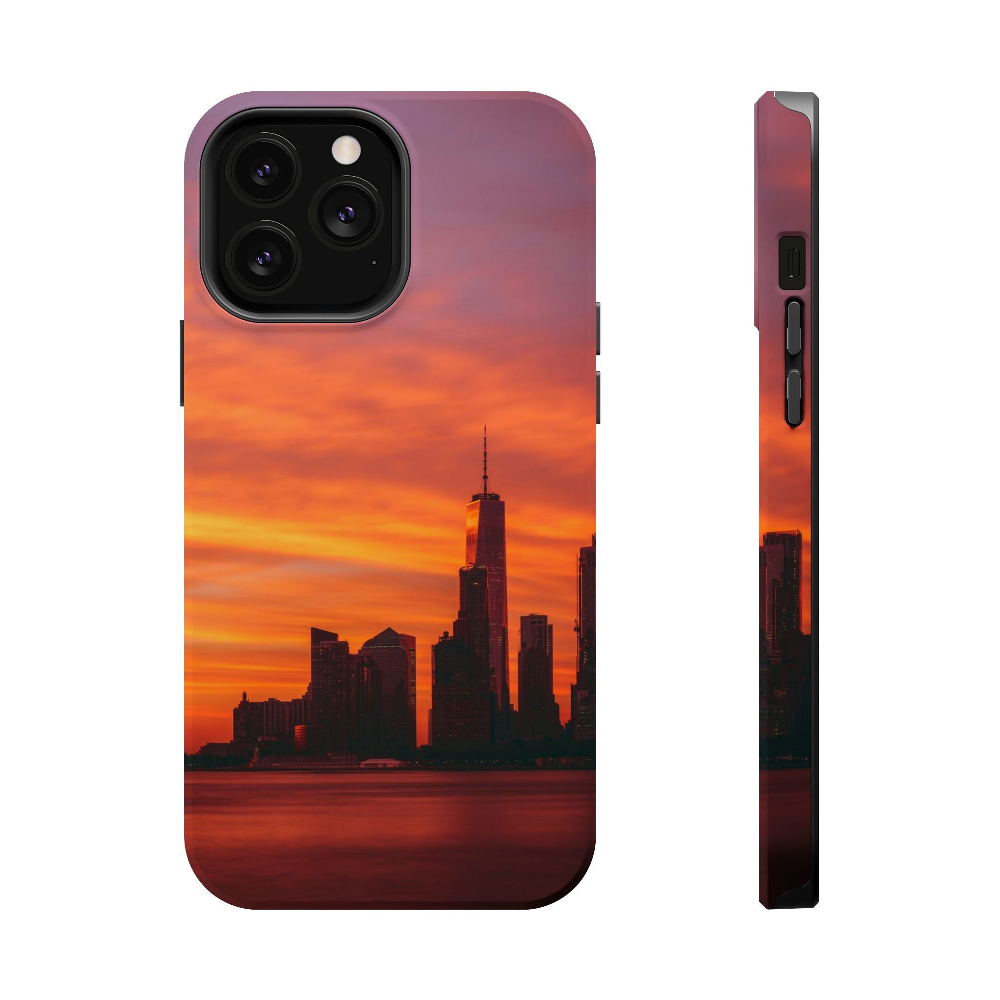 sunset-nyc-cityscape-magnetic-tough-case-durable-phone-protector-new-york-tough-case-gift-for-photographers-urban-aesthetic