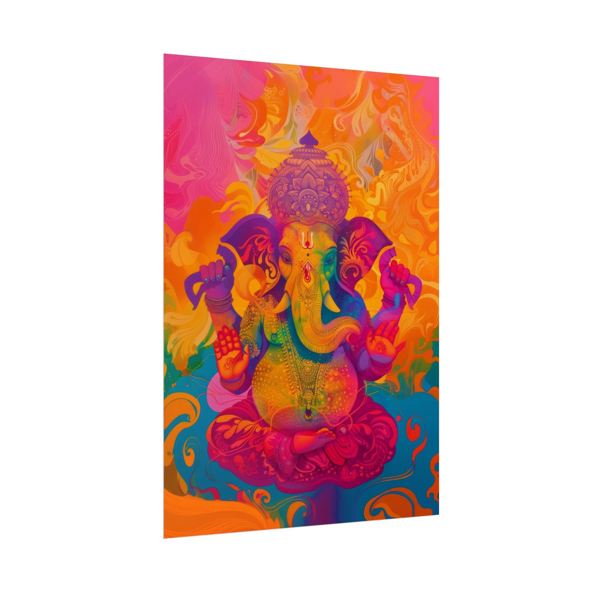 colorful-ganesha-poster-print-wall-art-decor-spiritual-home-decor-lord-ganesha-art-hindu-god-wall-decor-ethnic-wall-hanging