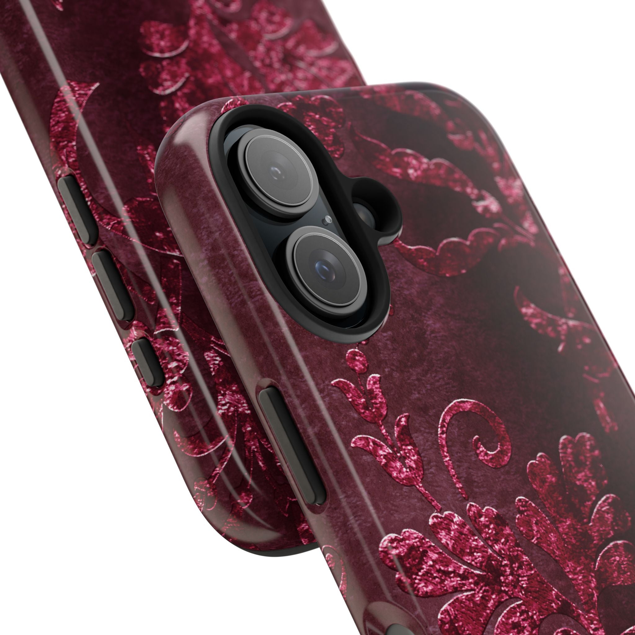 embossed-burgundy-velvet-tough-iphone-case-protective-iphone-cover-heavy-duty-iphone-case-rugged-phone-case-durable-smartphon