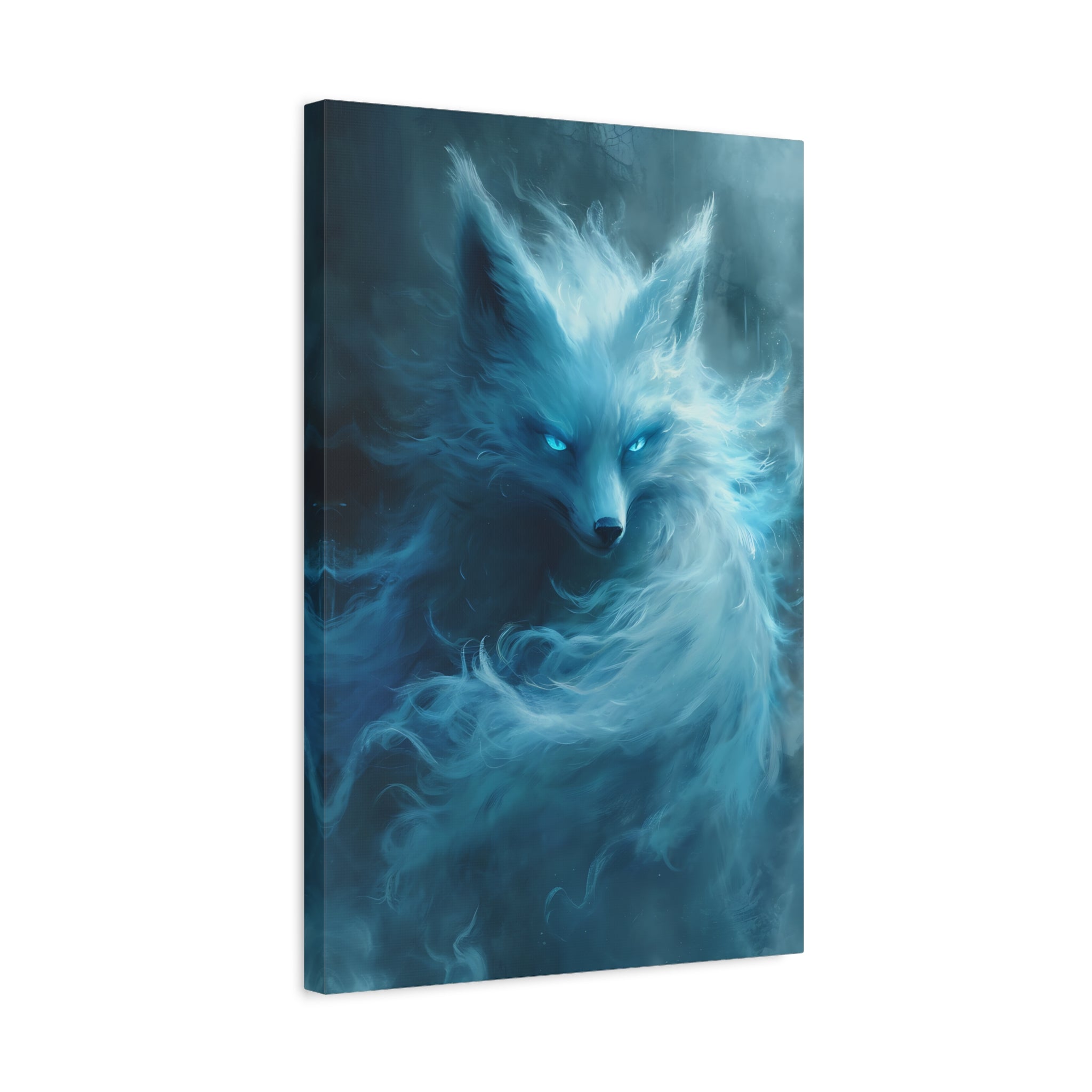 canvas-wall-art-white-snow-fox-fantasy-decor-wildlife-wall-art-home-decor-animal-lover-gift-nature-print-canvas-print-gift