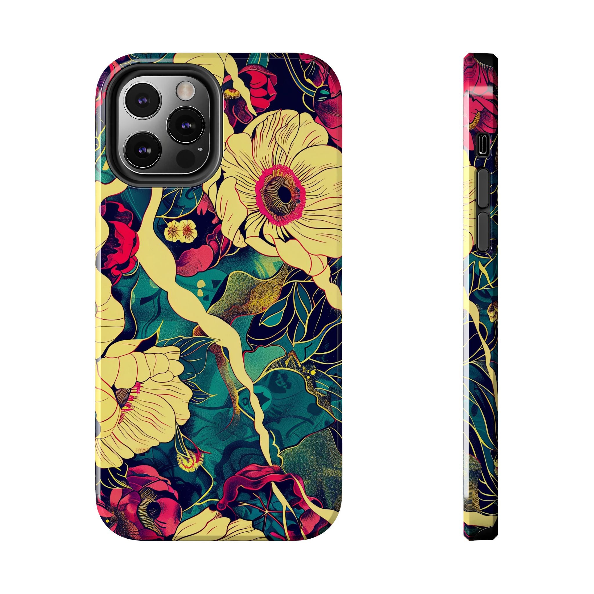 iphone-tough-case-retro-japanese-flowers-floral-phone-cover-vintage-japanese-style-protective-phone-case-asian-floral-design-