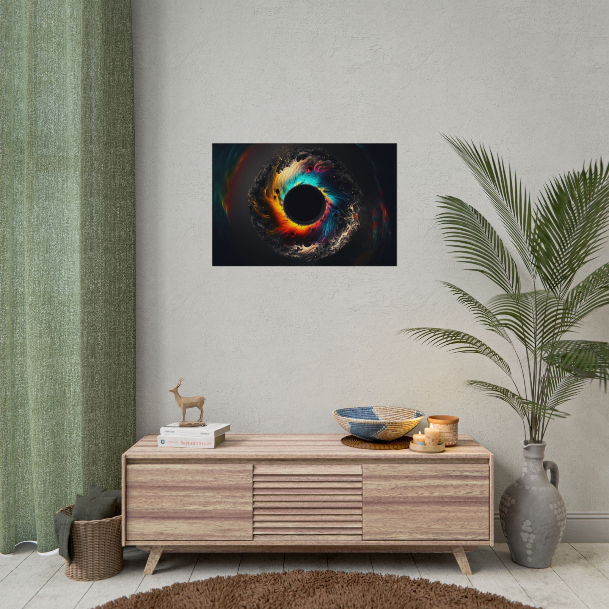 colorful-eye-poster-wall-art-black-hole-wall-decor-abstract-eye-artwork-home-decor-living-room-decor