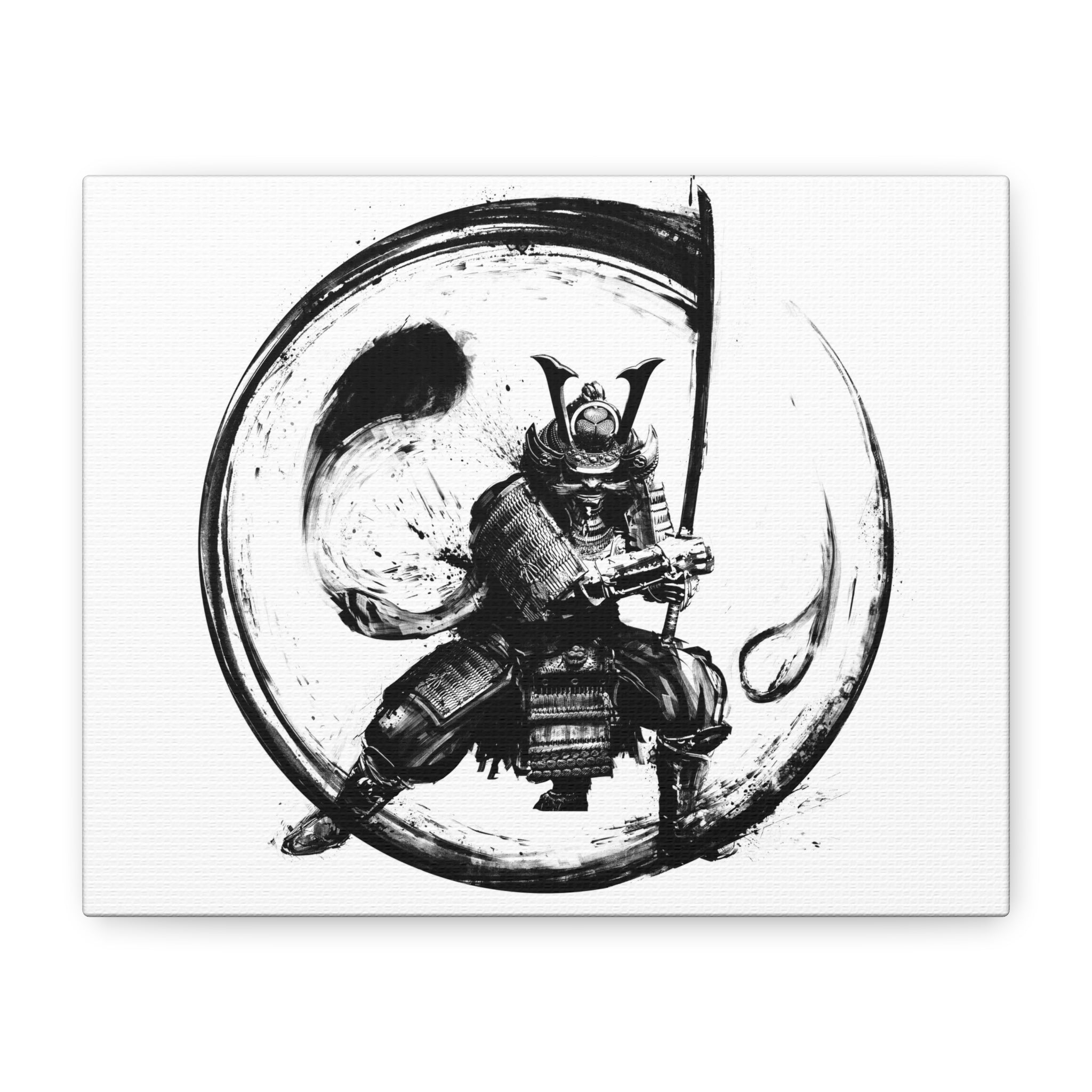 canvas-wall-art-japanese-samurai-ying-yang-katana-oni-mask-black-and-white-home-decor-zen-wall-hanging-asian-art-samurai-swor