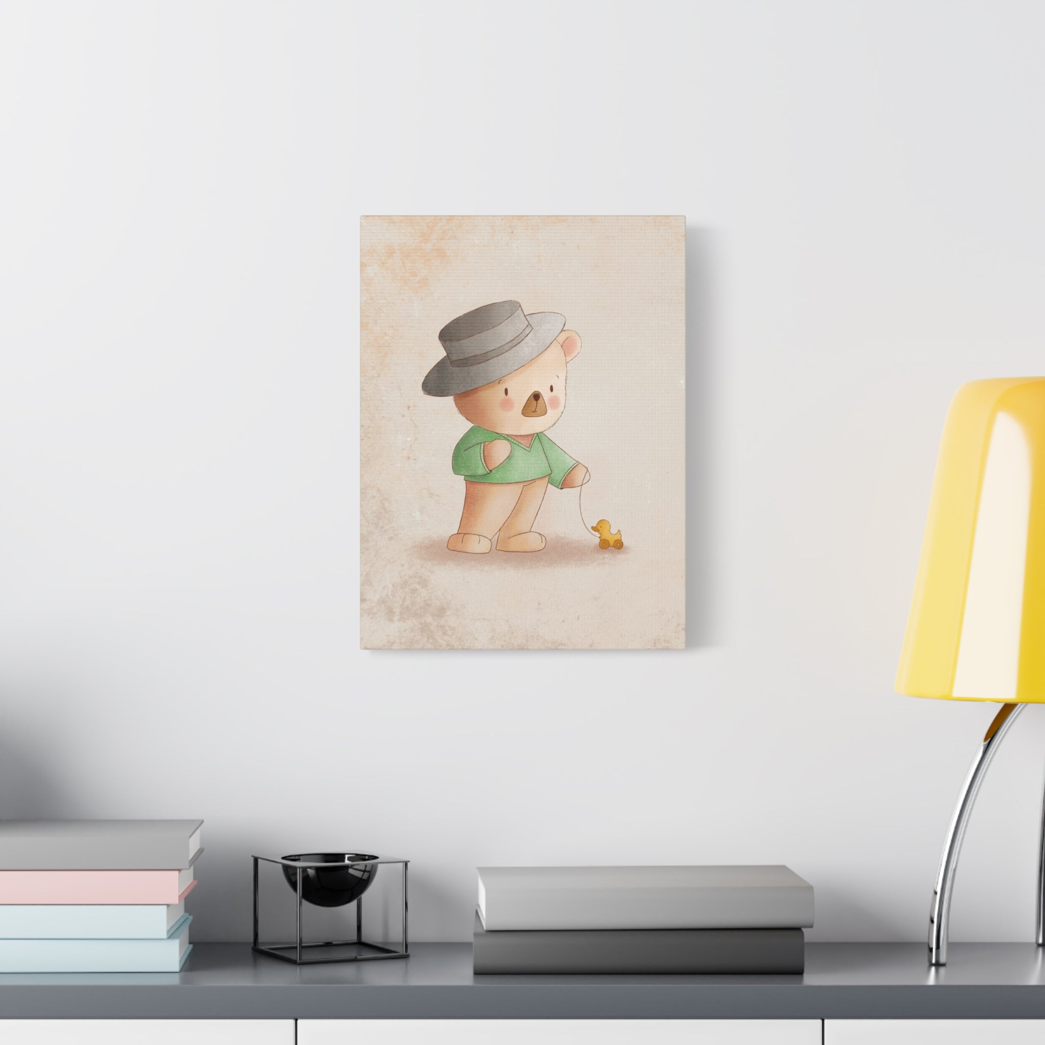 canvas-wall-art-cute-bear-nursery-decor-baby-bear-print-stretched-canvas-nursery-art-cute-bear-decoration-baby-nursery-cute-a