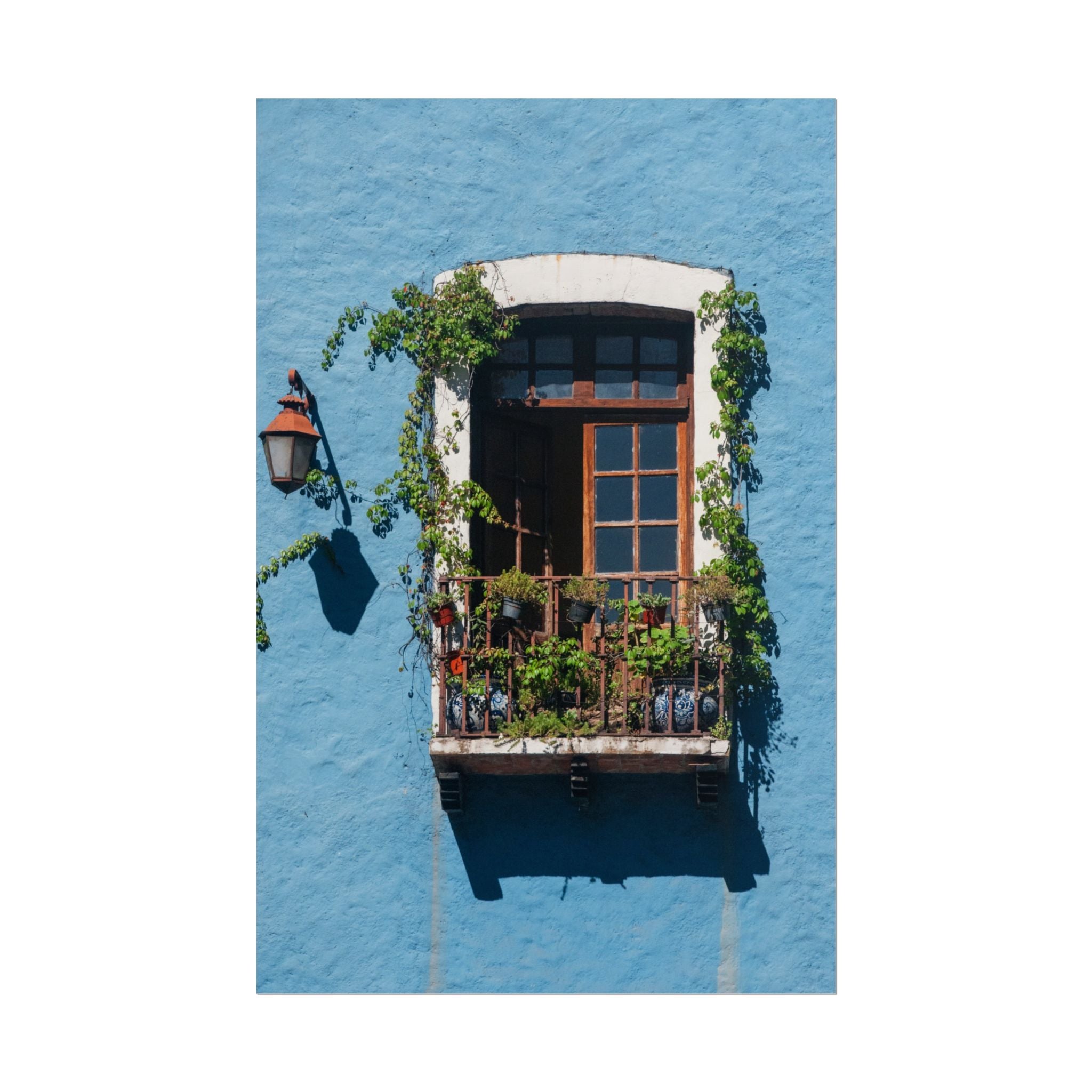 Rolled Posters, Mexican Balcony Home Decor Wall Art Hanging, Living Room Housewarming Gift, Poster Wall Art