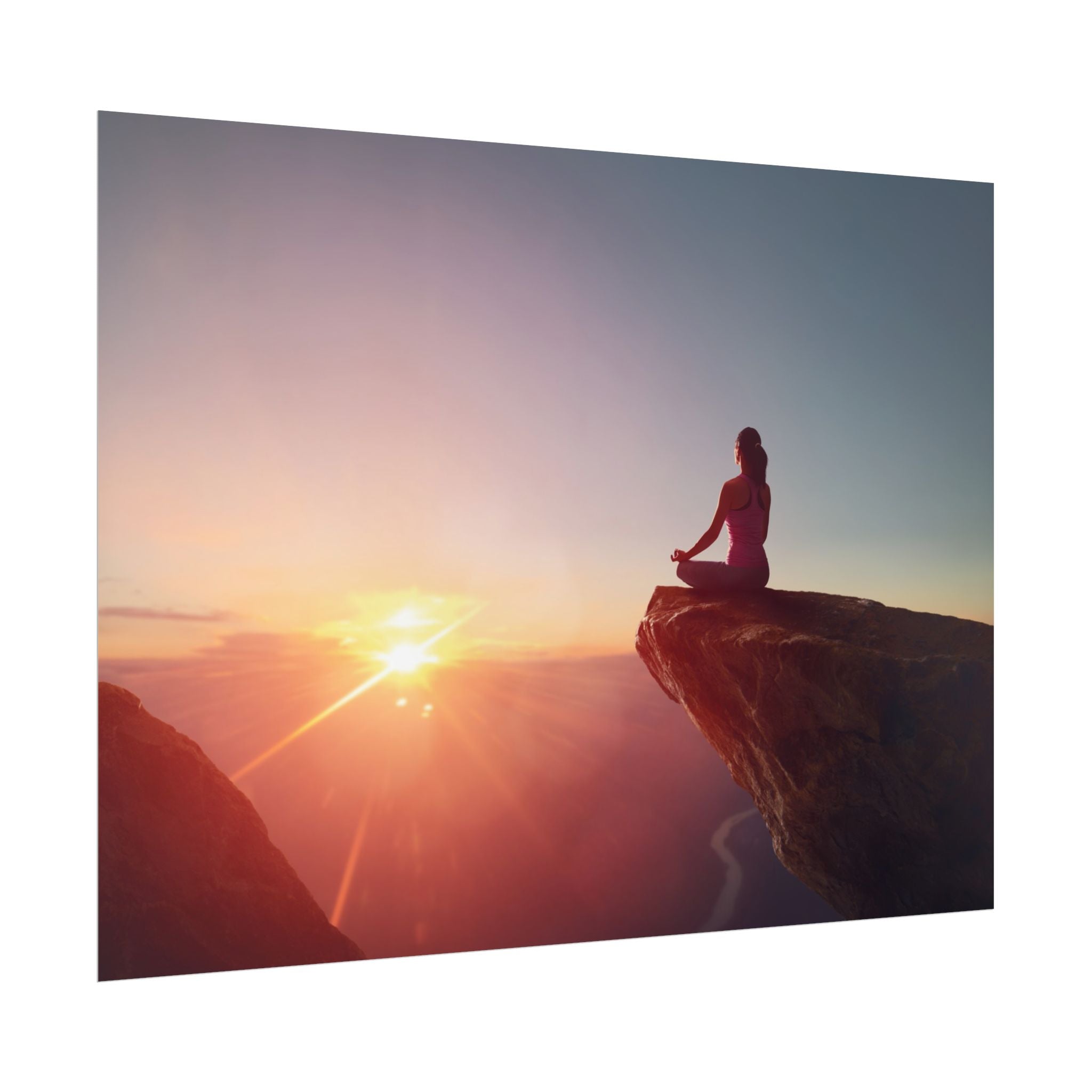 sunset-meditation-poster-yoga-wall-decor-mindfulness-poster-art-print-spiritual-gift-serene-home-decor-rolled-posters