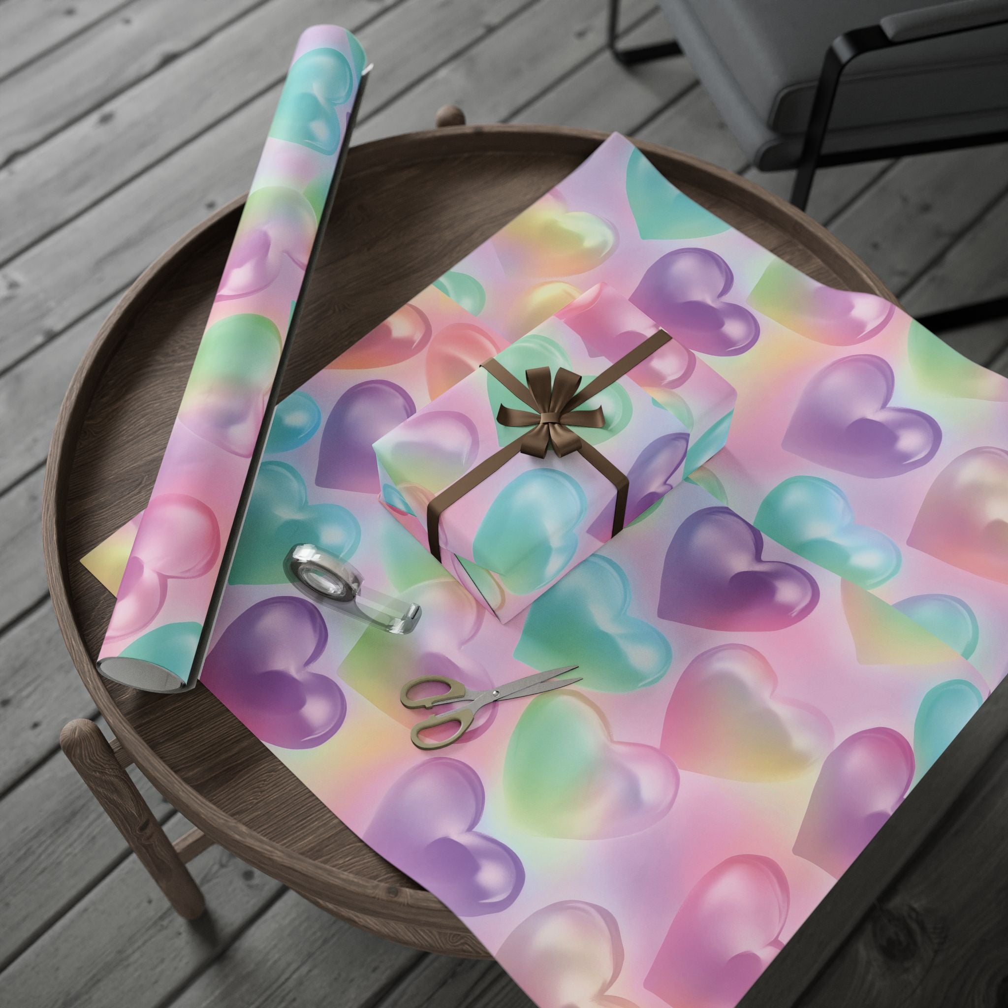 heart-gift-wrapping-papers-pink-glittery-gift-wrap-roll-for-birthdays-weddings-christmas-party-supplies-crafting-diy-projects