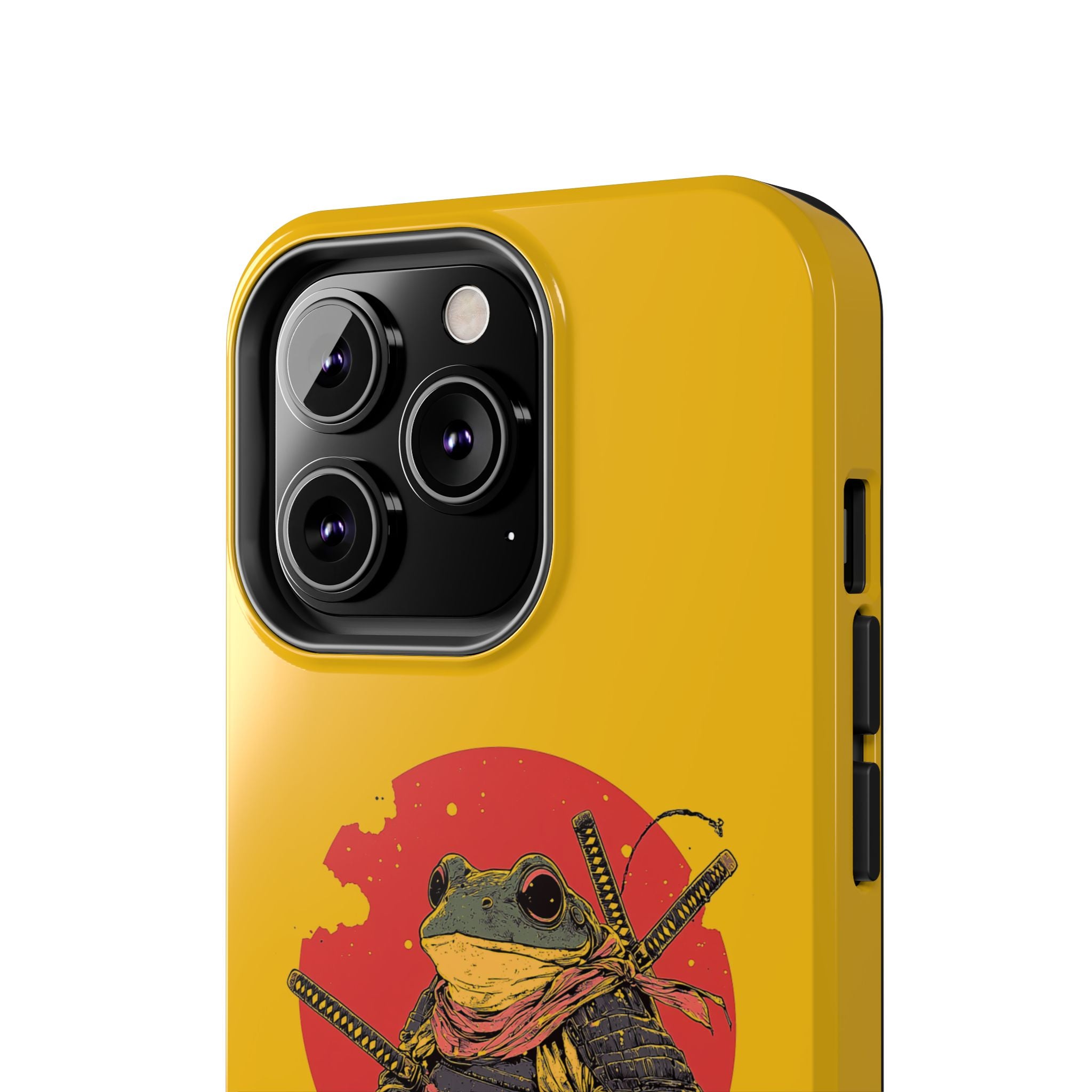 retro-vintage-ninja-frog-iphone-tough-case-red-sun-japanese-samurai-frog-design-ninja-warrior-yellow-iphone-hard-cover