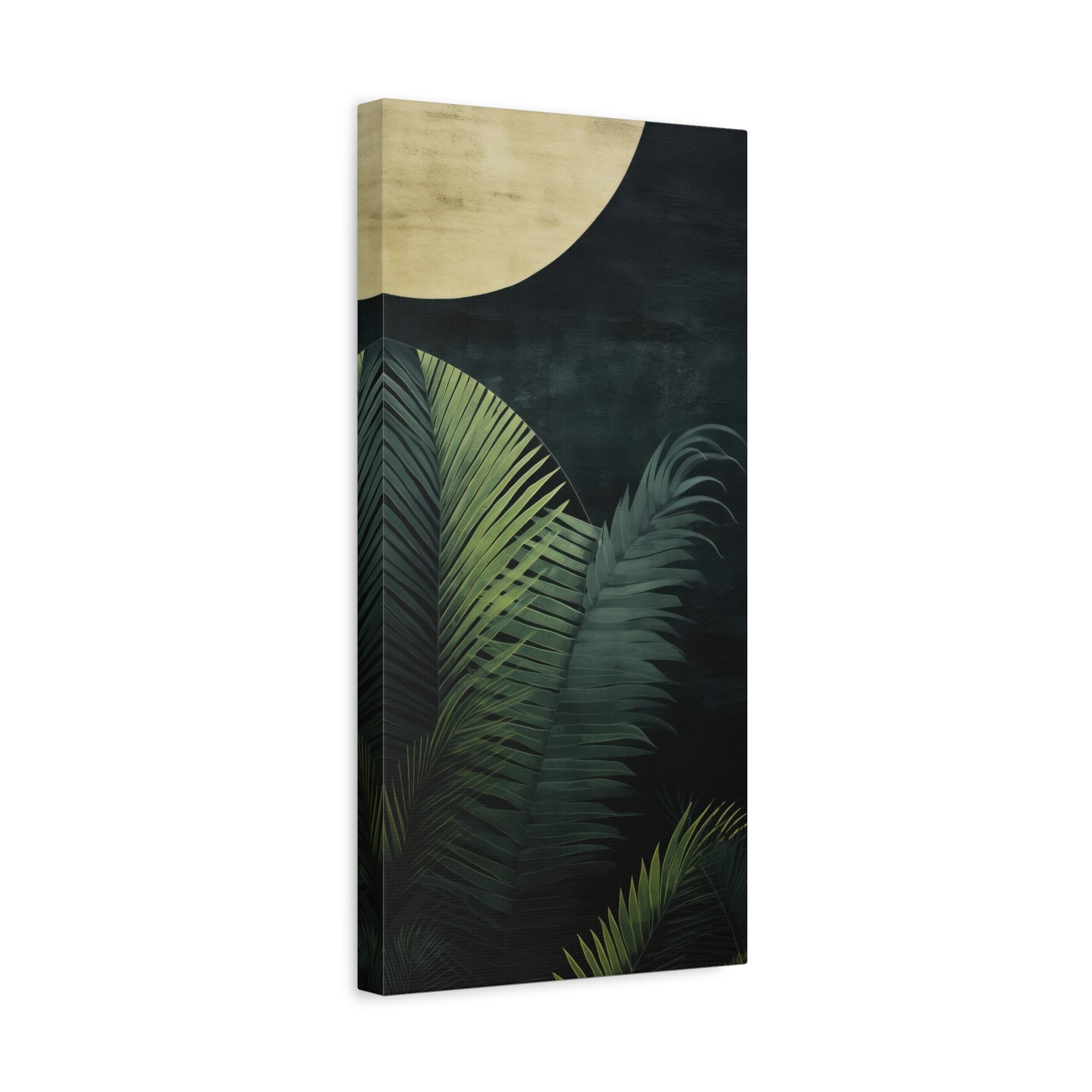 canvas-wall-art-jungle-outdoors-painting-nature-green-decor-nature-wall-art-stretched-matte-canvas-print-housewarming-gift