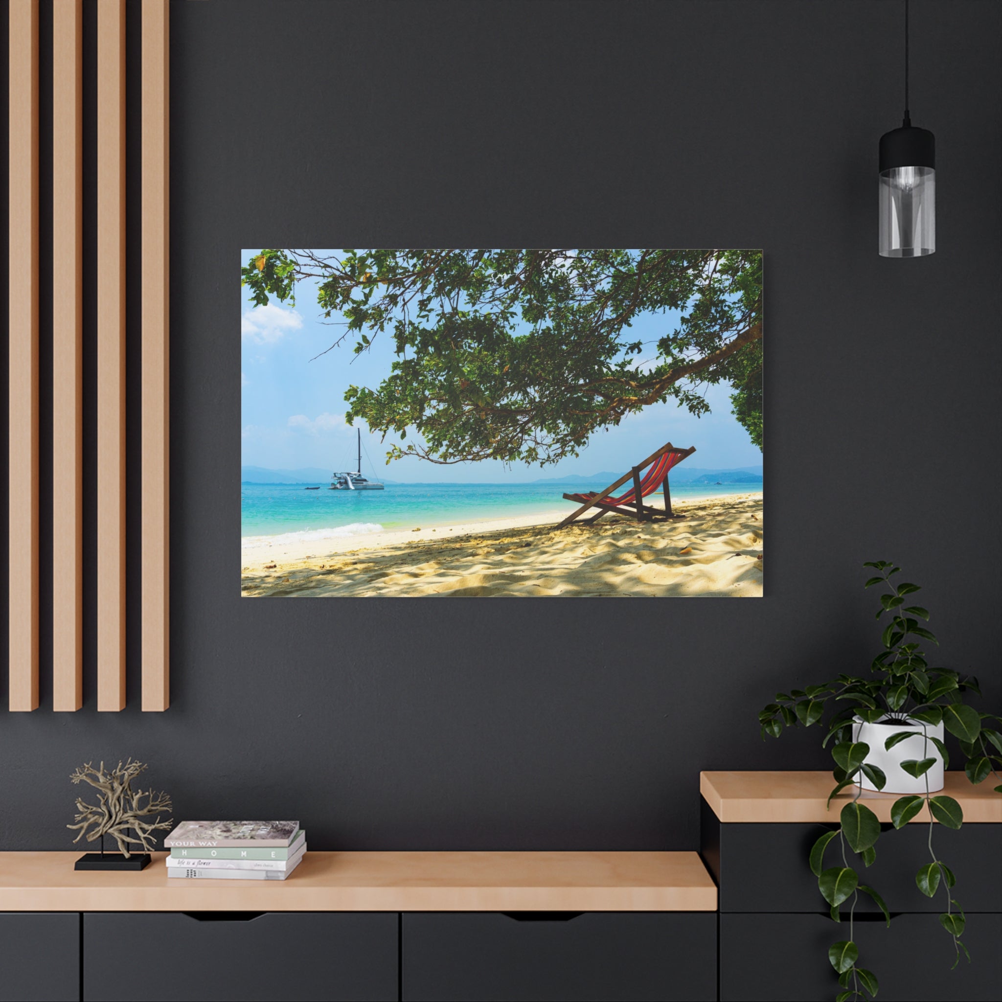 canvas-print-beach-scene-wall-art-coastal-decor-ocean-view-stretched-matte-canvas-print-home-decoration-beach-chairs-tropical