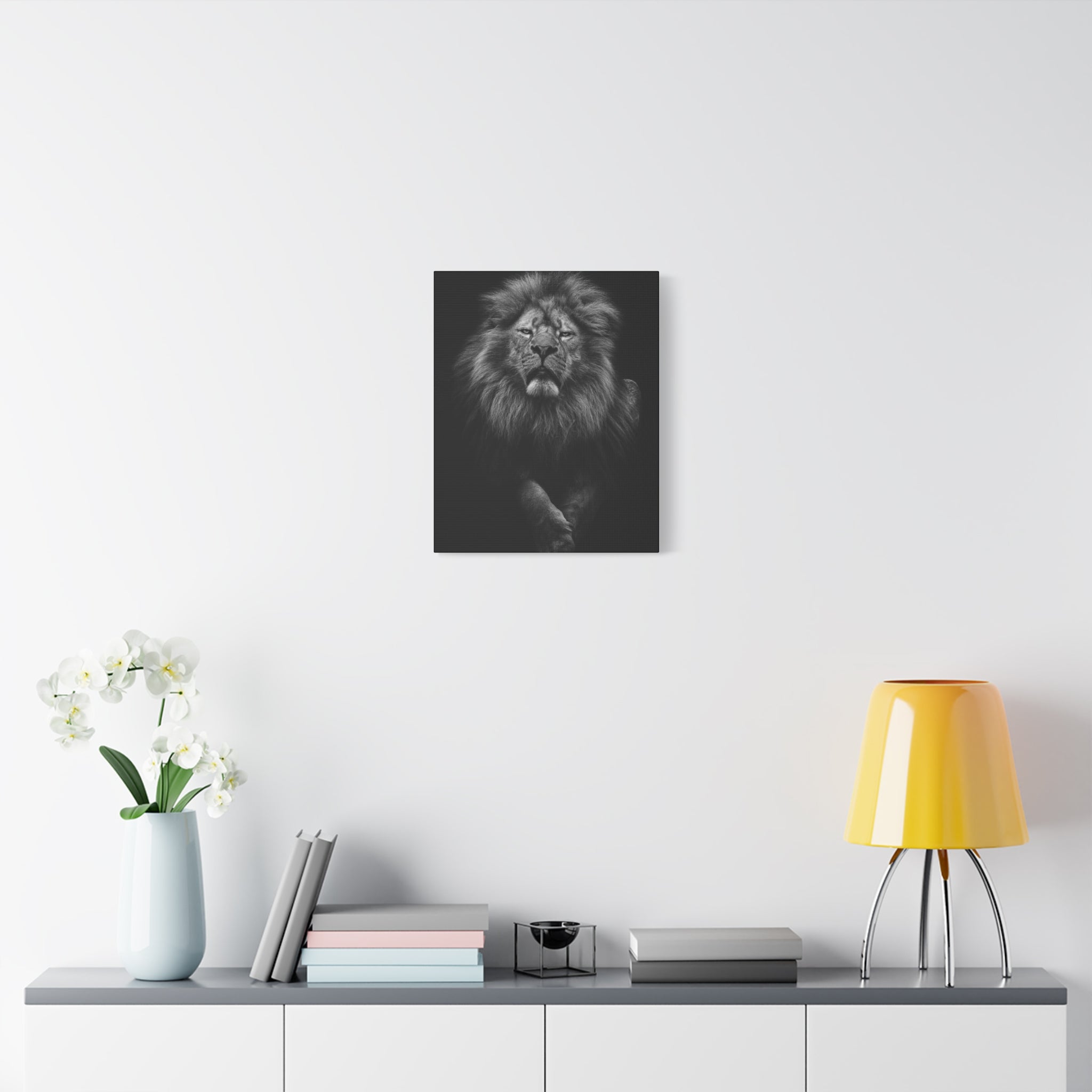 canvas-print-lion-wall-art-black-and-white-living-room-decor-matte-stretched-lion-poster-jungle-animal-art-print-wildlife-saf
