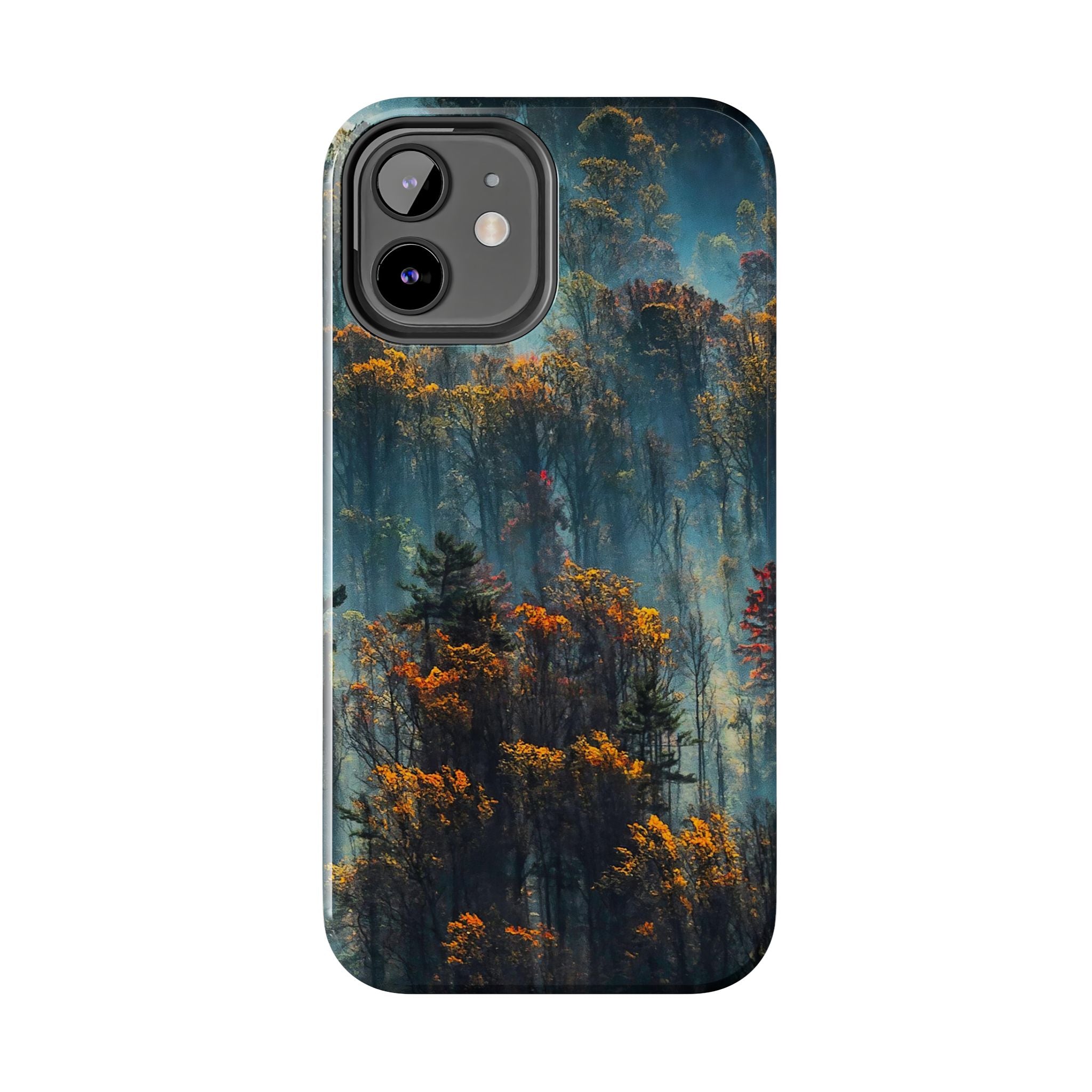 iphone-tough-case-misty-forrest-foggy-fall-iphone-covers-protective-smartphone-cover-nature-lover-gift-adventure-accessory