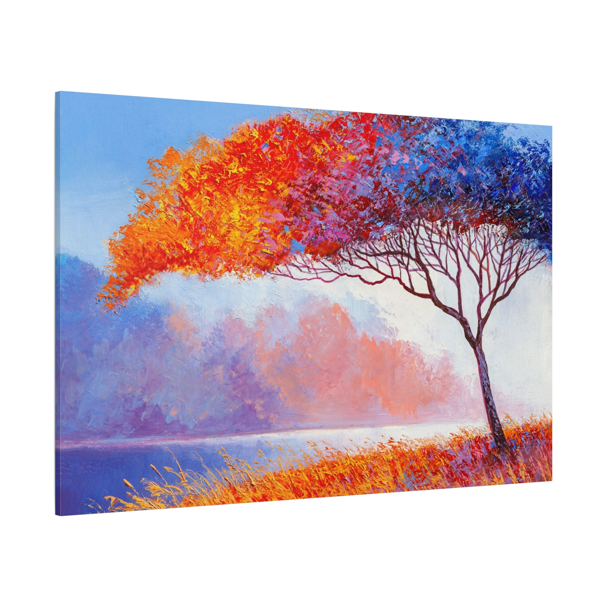 canvas-wall-art-fall-floral-brush-effect-tree-print-stretched-matte-canvas-home-decor-autumn-decor-gift-for-nature-lovers