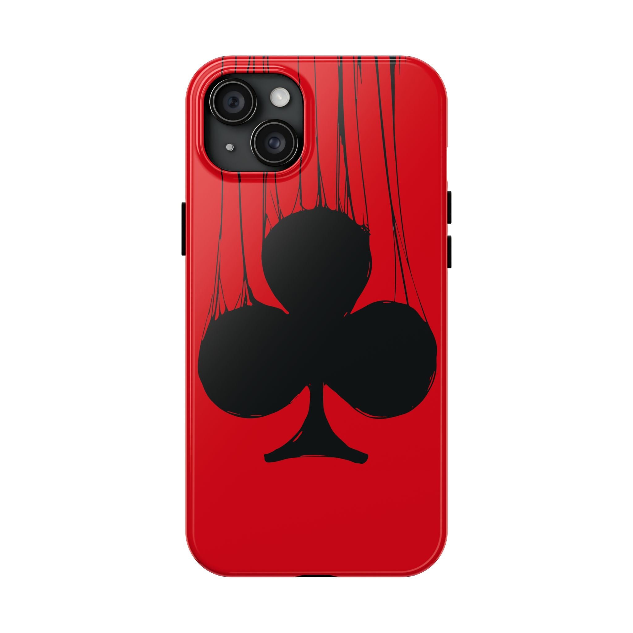 clubs-playing-cards-iphone-tough-case-protective-iphone-cover-card-game-lover-gift-gambling-theme-iphone-case-durable-card-su