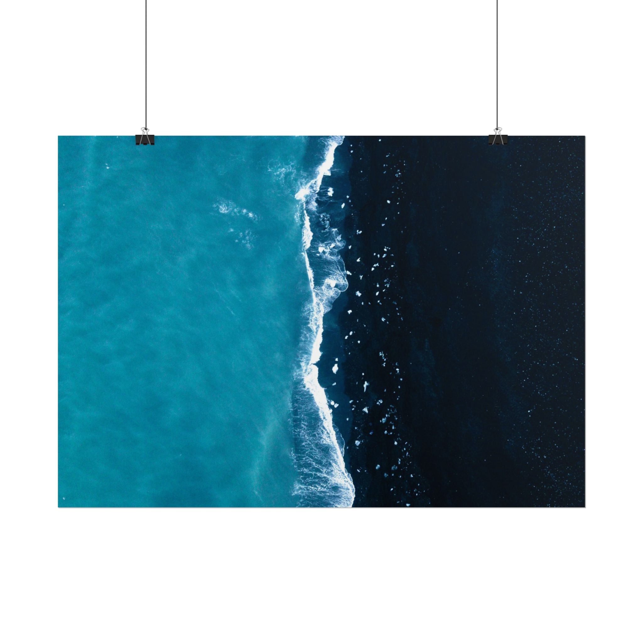 ocean-minimalist-decor-poster-print-beach-wall-art-coastal-photography-blue-ocean-print-sand-landscape-home-office-decoration