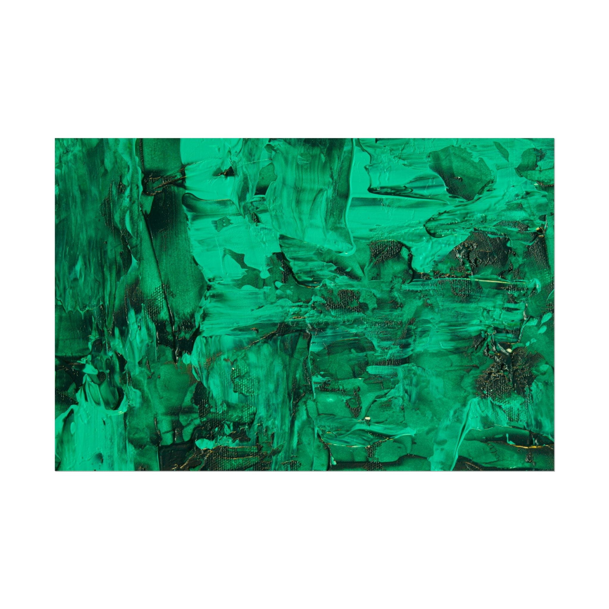 Abstract Green Poster Wall Art, Home Decor, Office Decor, Green Canvas Bedroom, Green Poster Print, Modern Art, Green Wall Decor