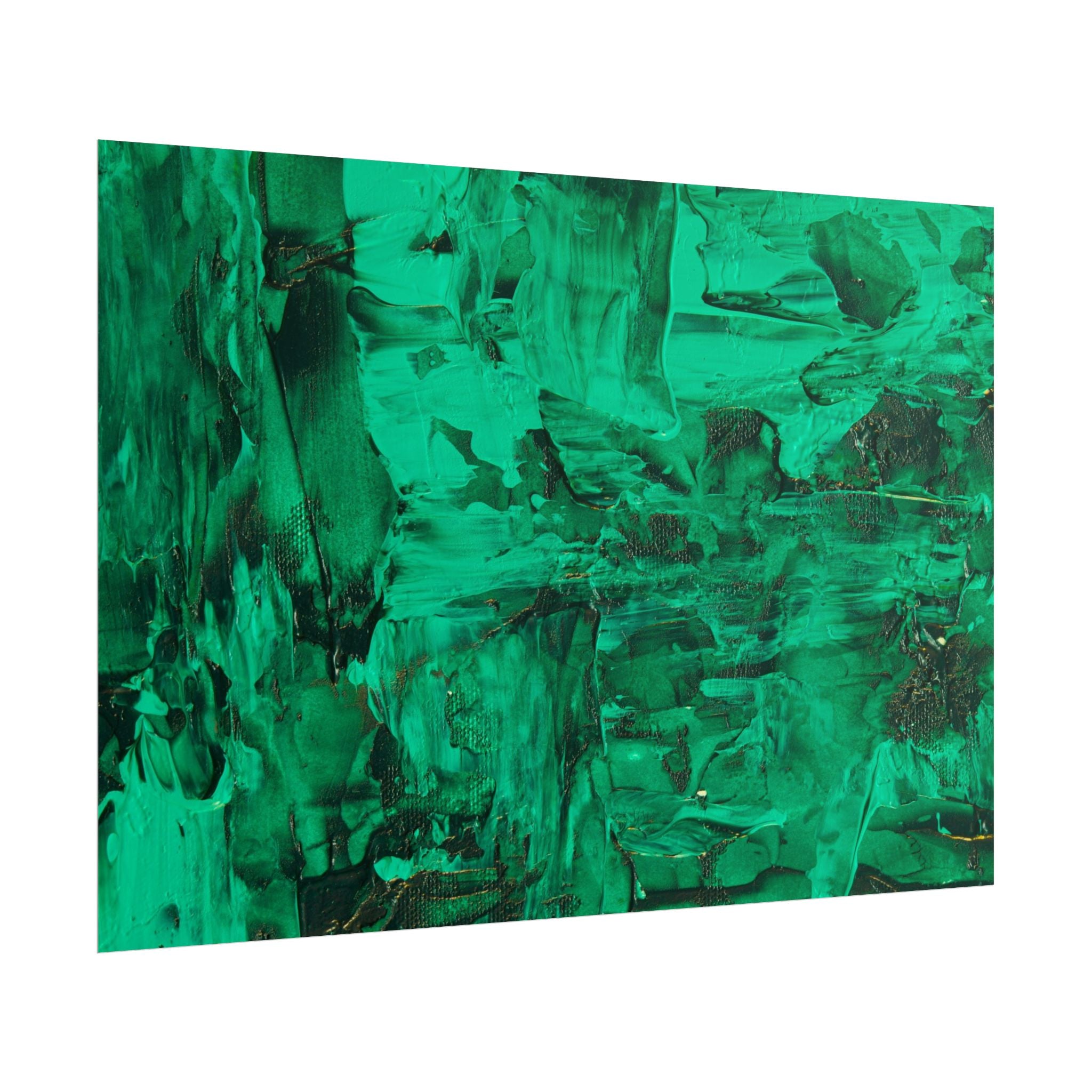 Abstract Green Poster Wall Art, Home Decor, Office Decor, Green Canvas Bedroom, Green Poster Print, Modern Art, Green Wall Decor