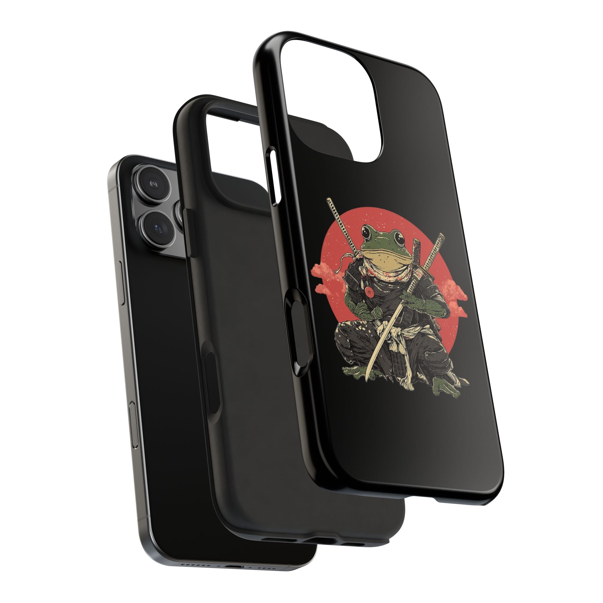 retro-vintage-ninja-frog-iphone-tough-case-red-sun-japanese-samurai-frog-design-ninja-warrior-black-iphone-hard-cover