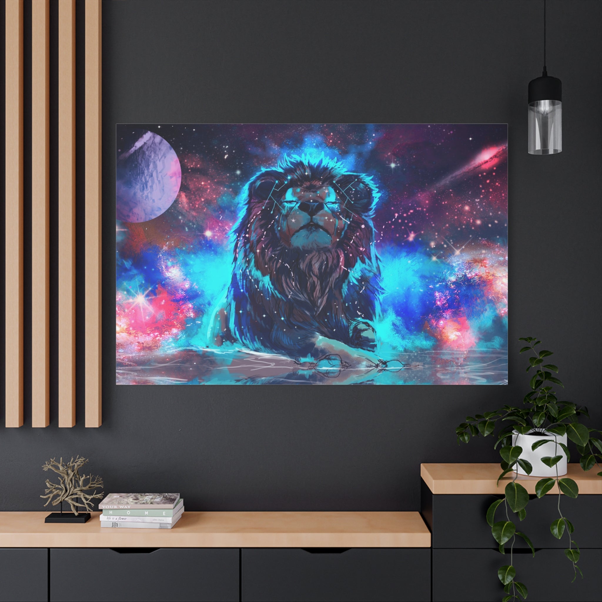 canvas-print-lion-wall-art-fantasy-leon-living-room-decor-matte-stretched-lion-poster-jungle-animal-art-print-wildlife-safari