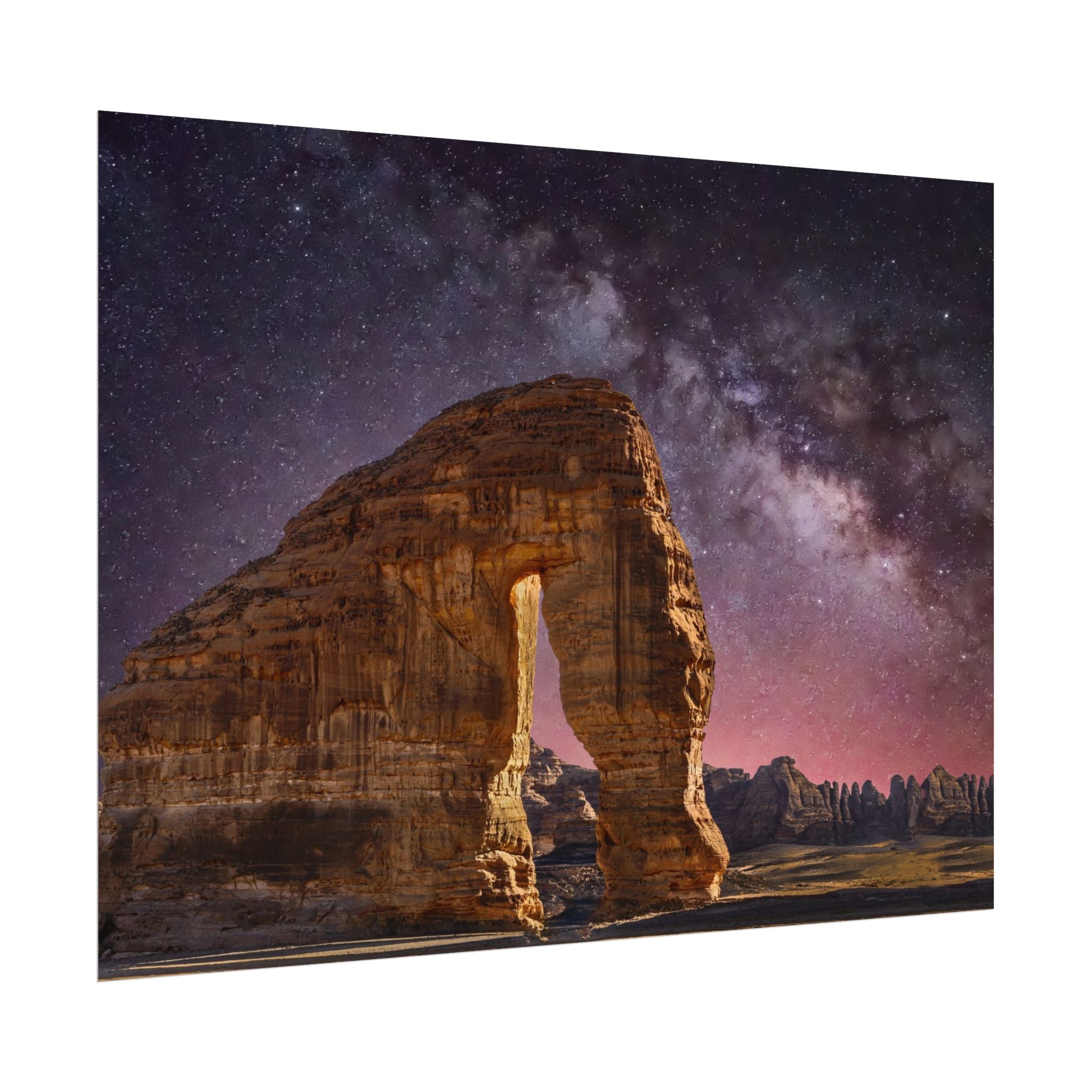 desert-landscape-poster-print-milky-way-poster-wall-art-milky-way-decor-artwork-unique-home-decor-starry-night-picture