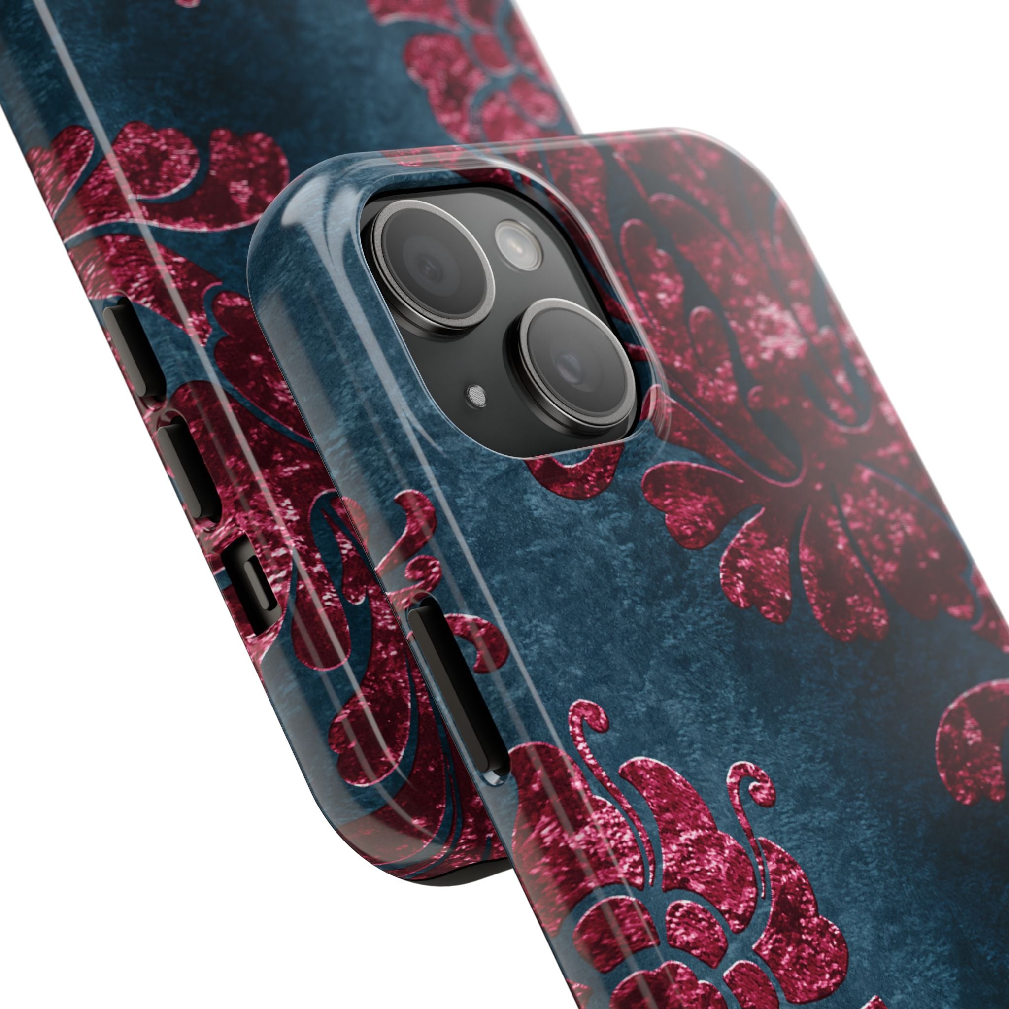 embossed-burgundy-velvet-tough-iphone-case-protective-iphone-cover-heavy-duty-iphone-case-rugged-phone-case-durable-smartphon