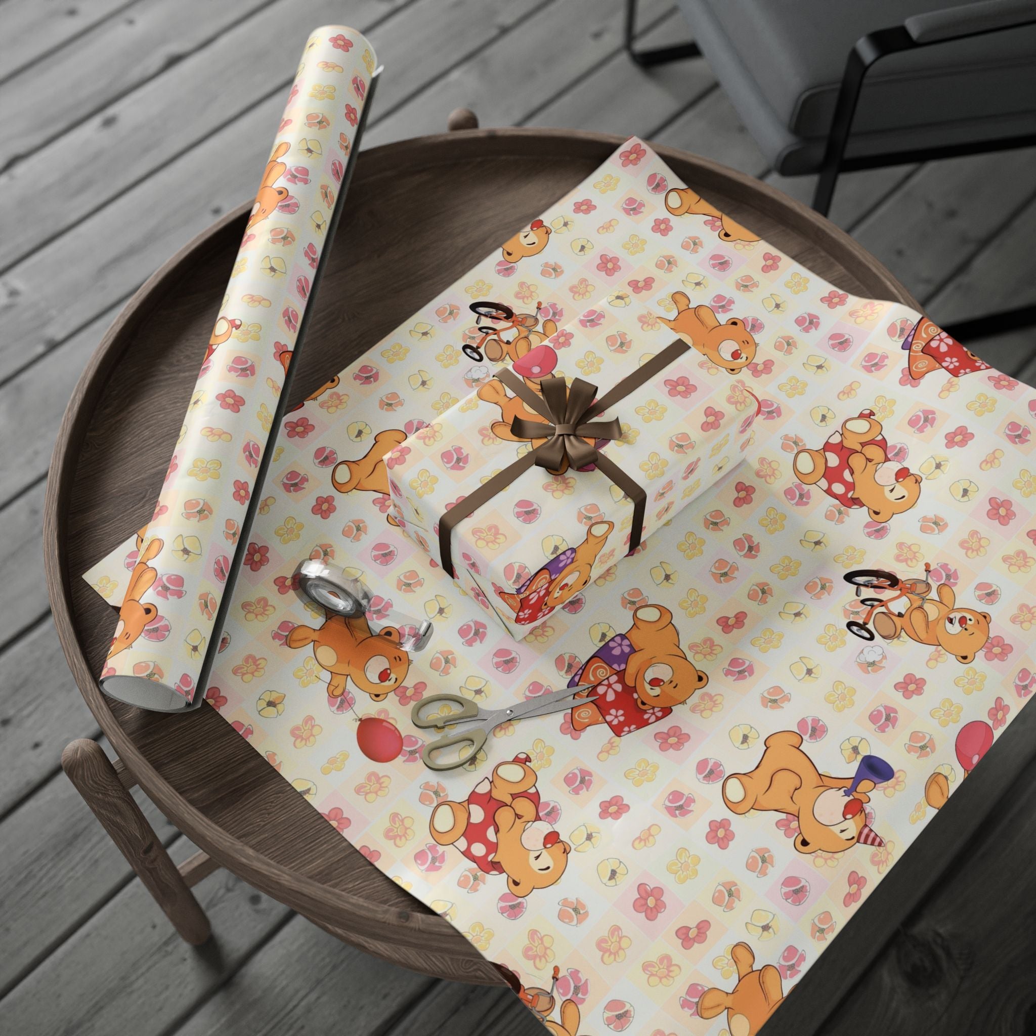 teddy-bear-party-gift-wrap-paper-for-birthdays-and-holidays-32x72-fun-wrapping-sheets-baby-gift-wrap-celebratory